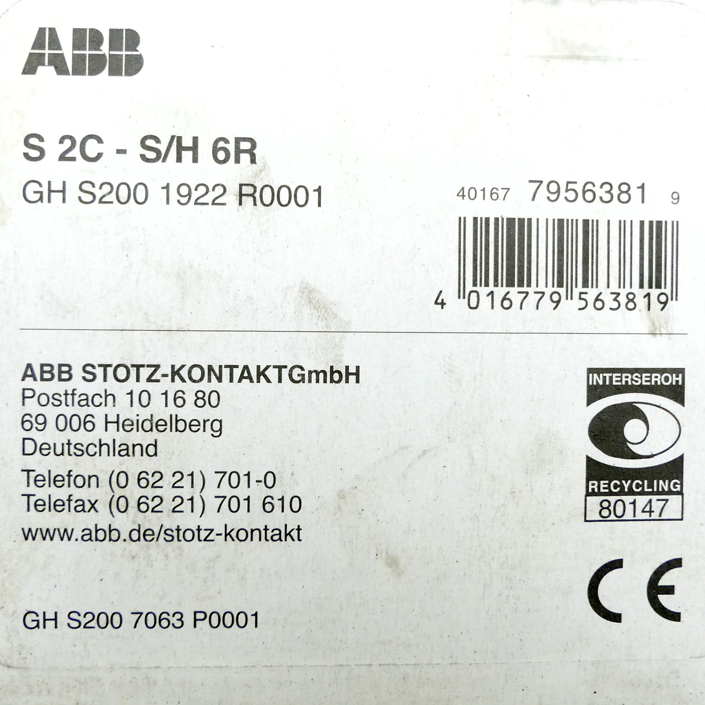 auxiliary contact