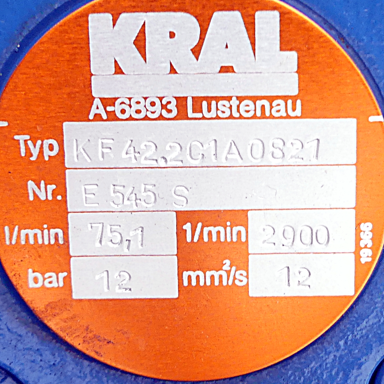 Schraubenspindelpumpe KF 42,2C1A0821 