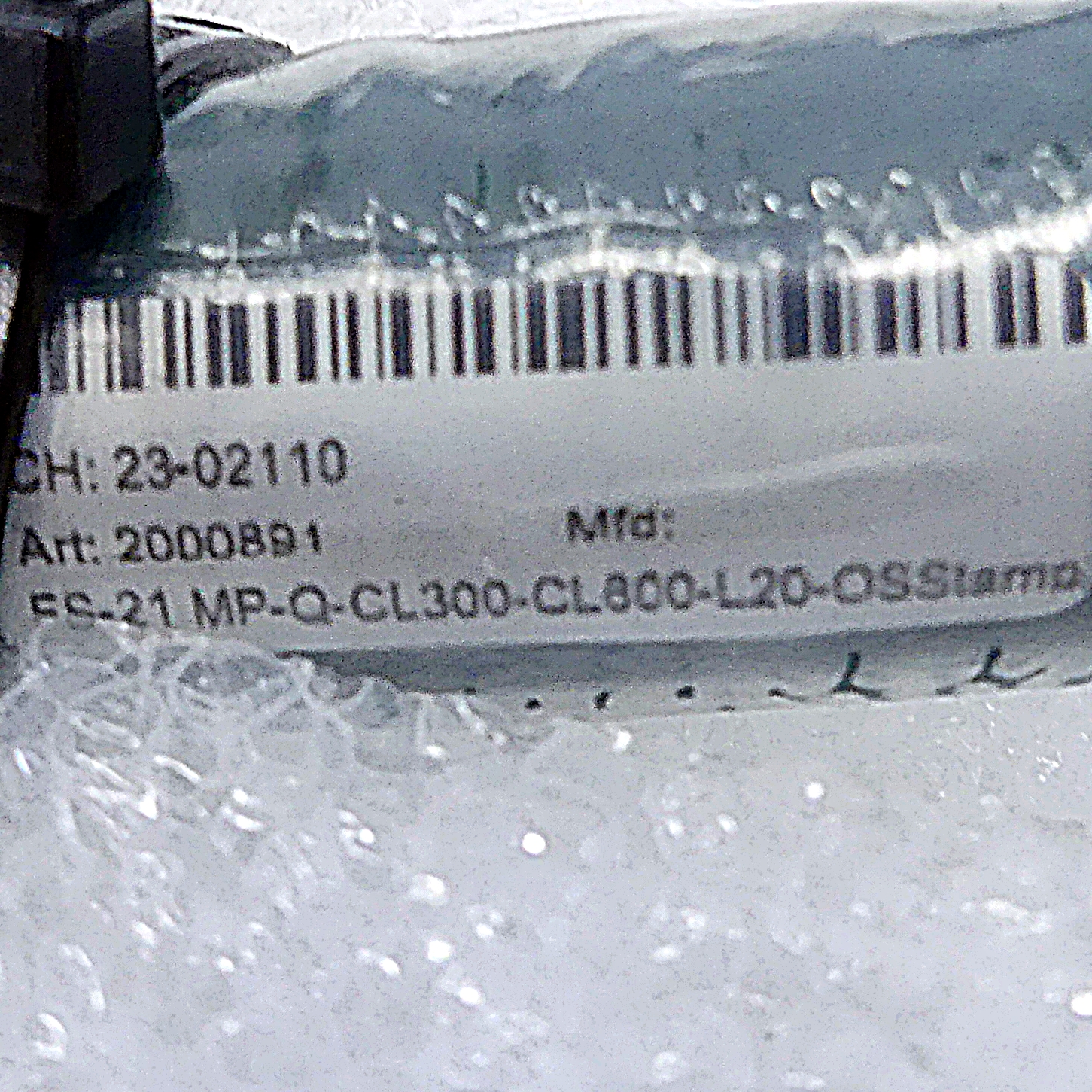 Lichtleiter-Faserpaket FS-21 MP-Q-CL300-CL800-L20-OSStamp