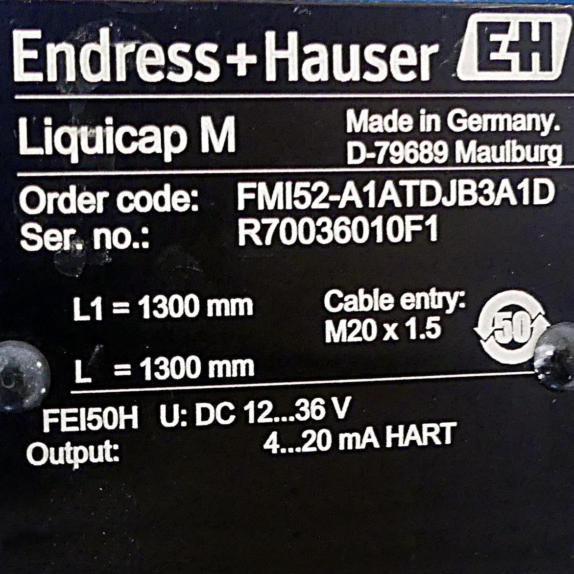 Kapazitiver Füllstandsmesser Liquicap M 