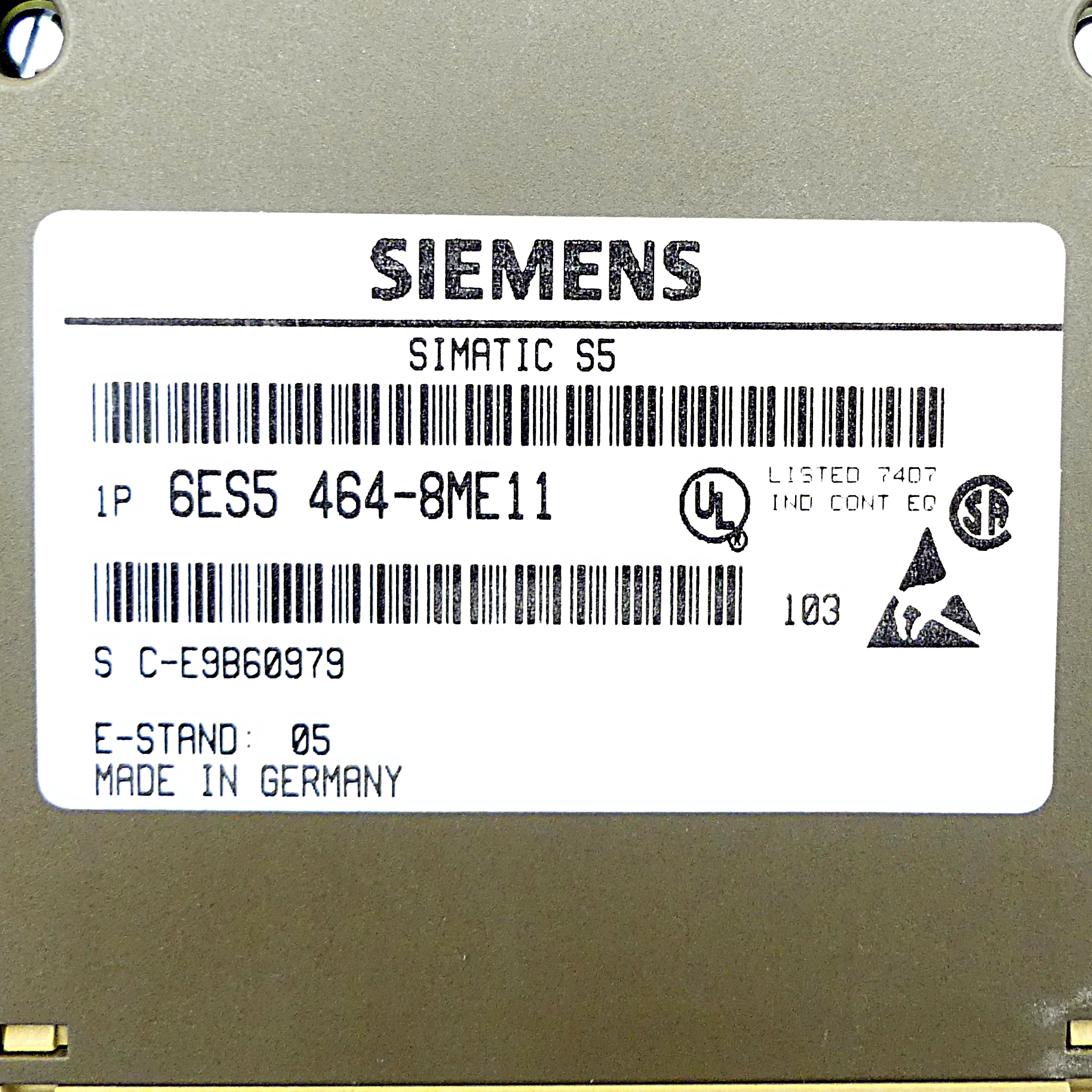 analog input module Simatic S5