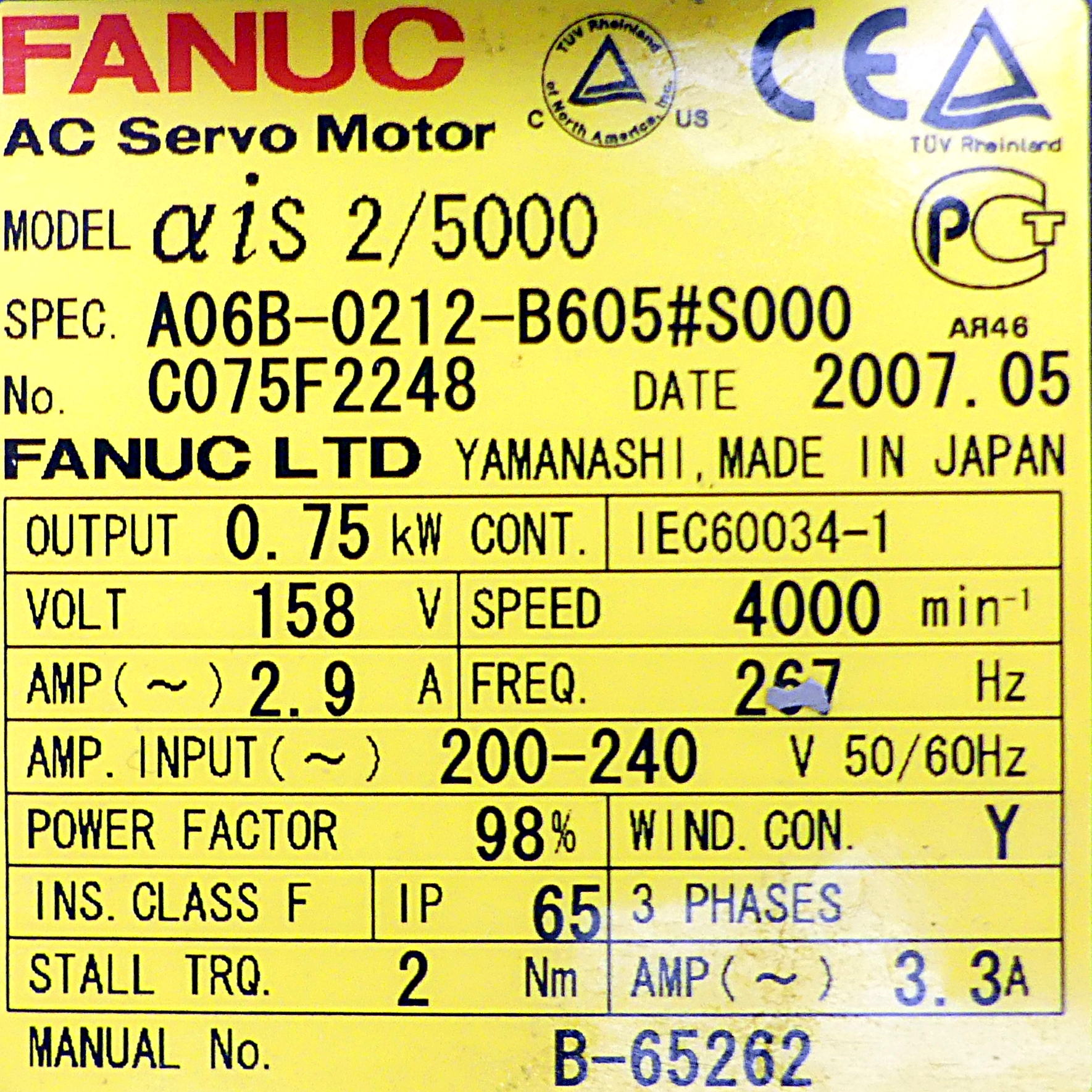 Servomotor ais 2/5000
