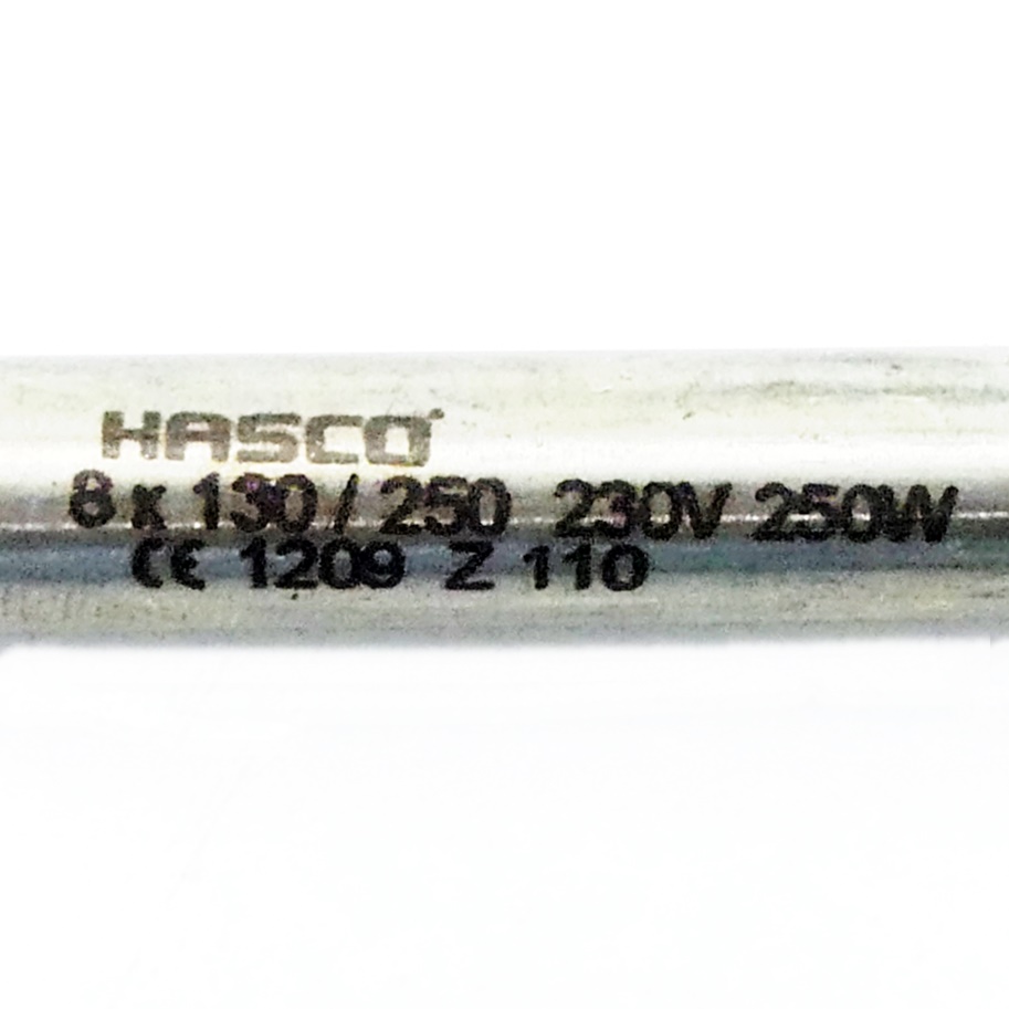 High-performance heating cartridges with extended connection cable 8x130 / 250 
