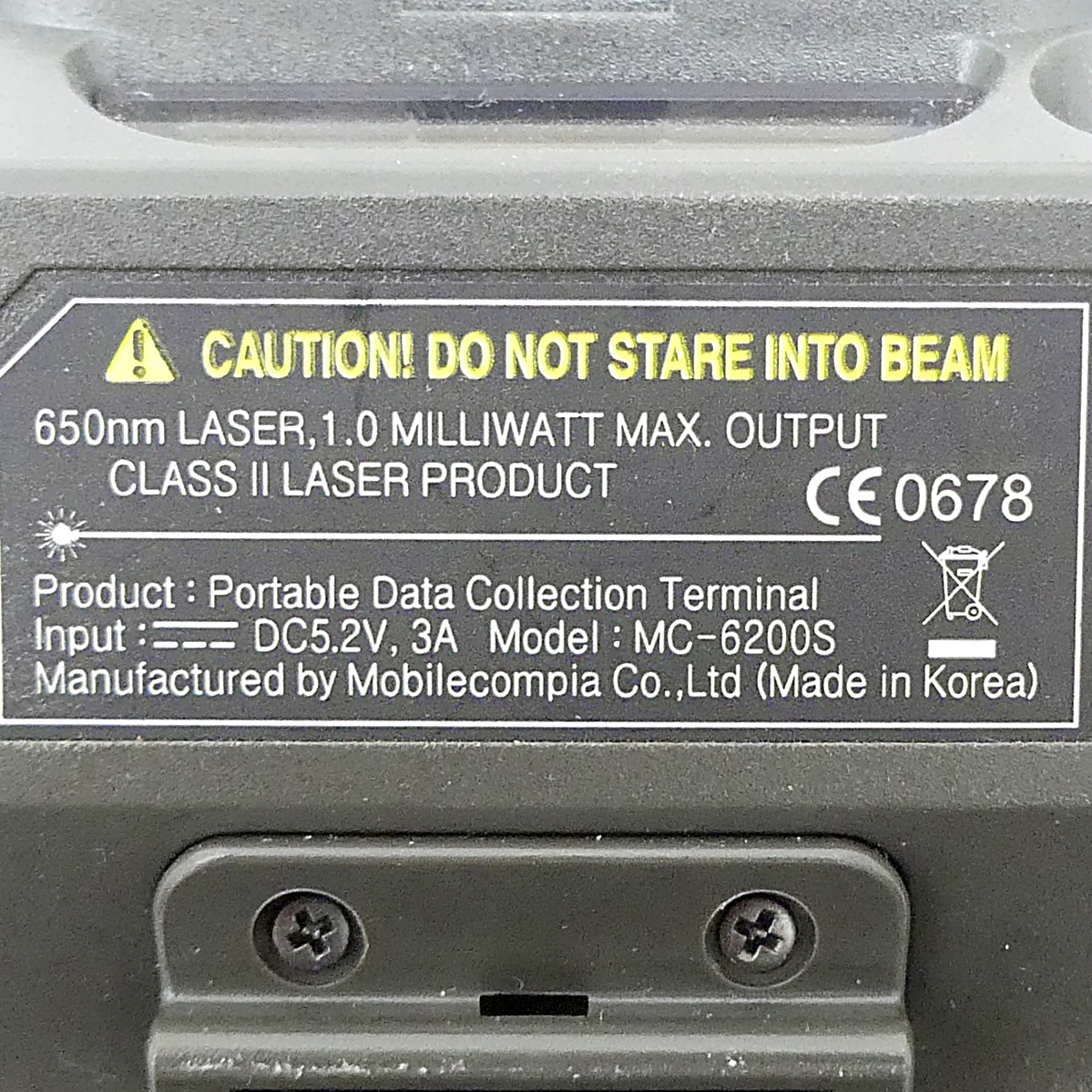 Tragbares Datenerfassungsterminal 