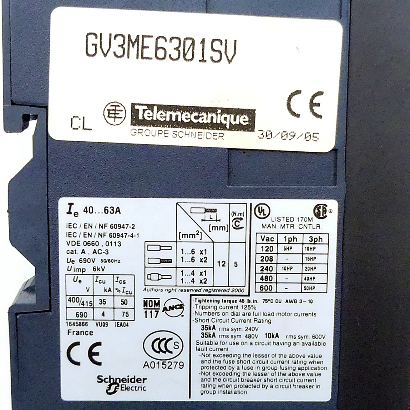 Motor protection switch 