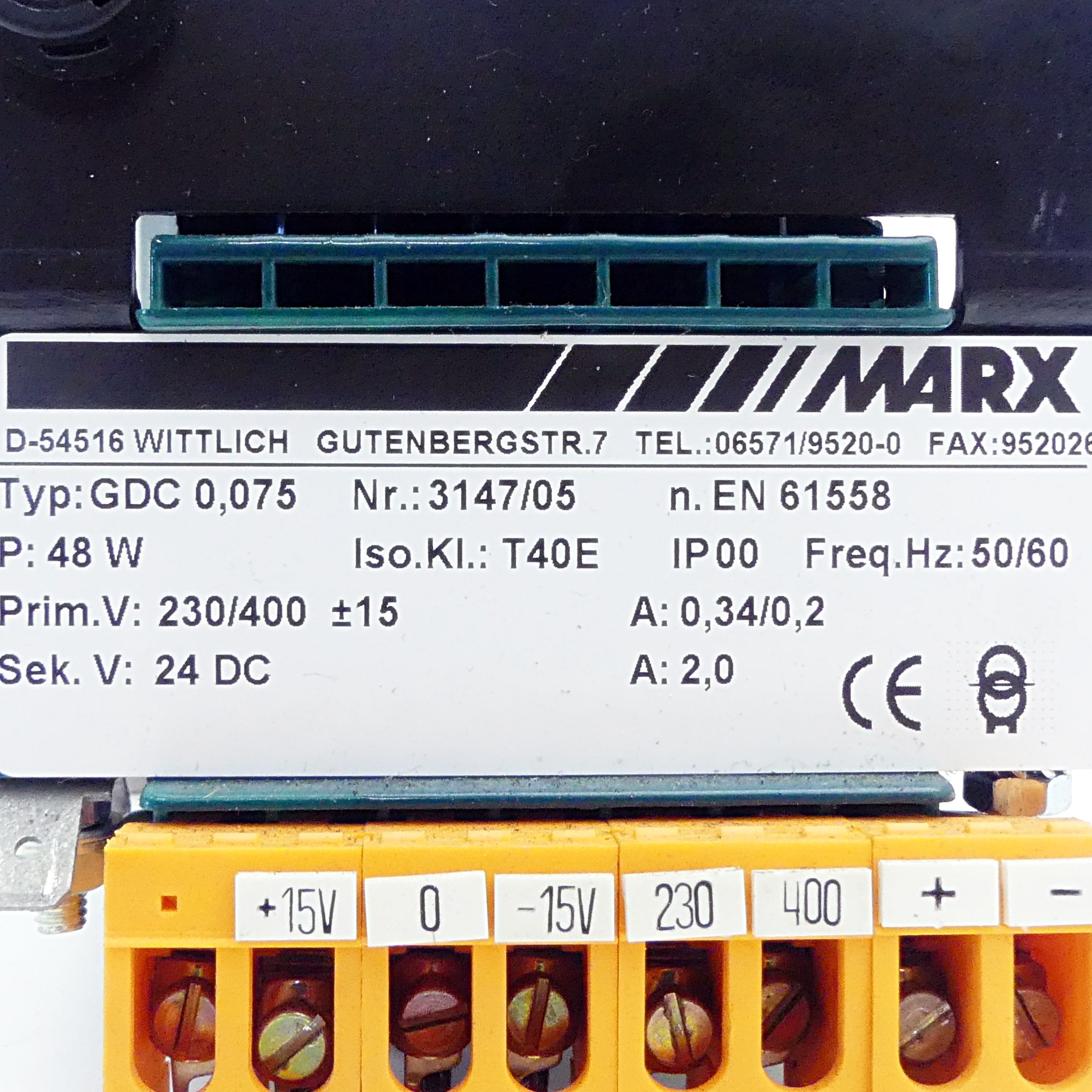 Single-phase power supply GDC 0,075 