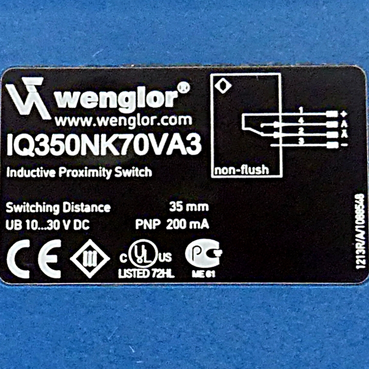 Induktiver Sensor mit Standardschaltabstand 
