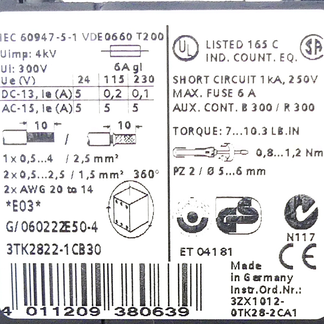 Sirirus Safety relay 