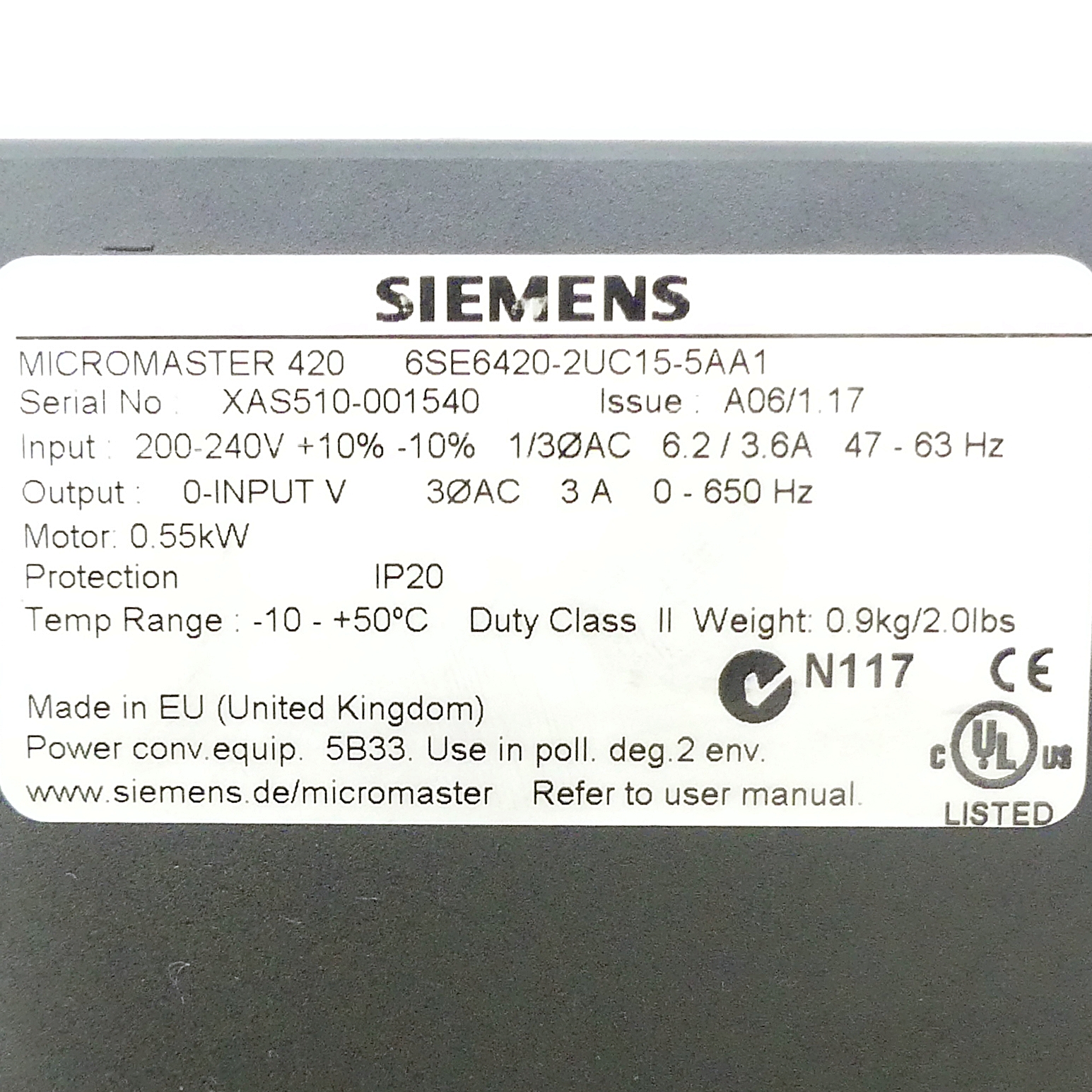 Micromaster 420 