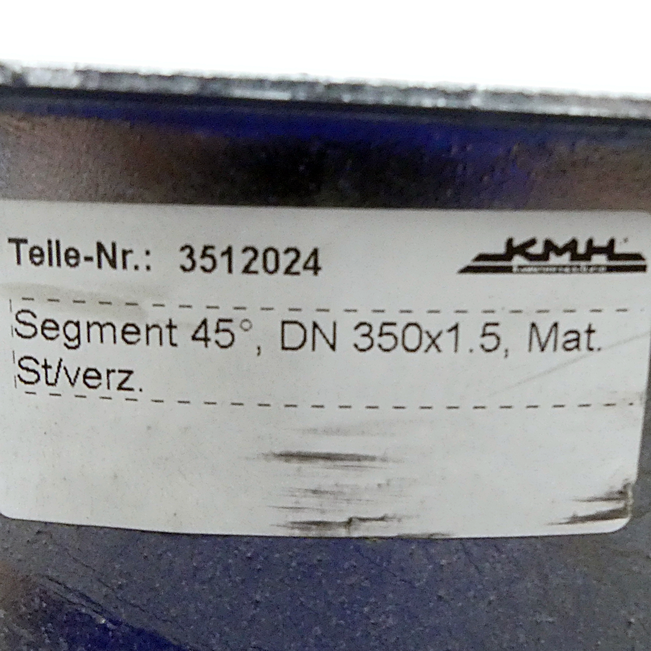 Segment 45°, DN 350x1.5 