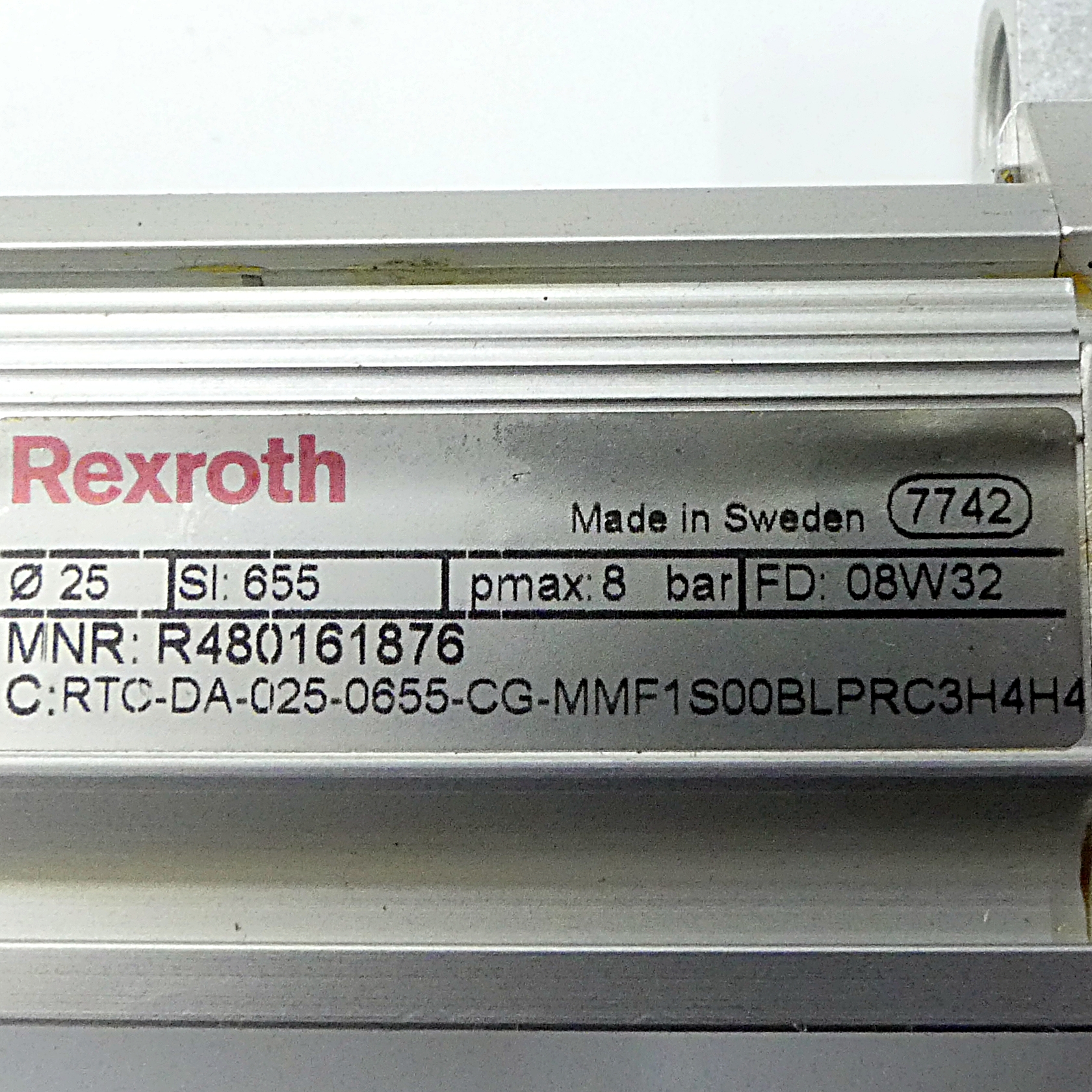 Pneumatikzylinder RTC-DA-025-0655-CG-MMF1S00BLPRC3H4H4 