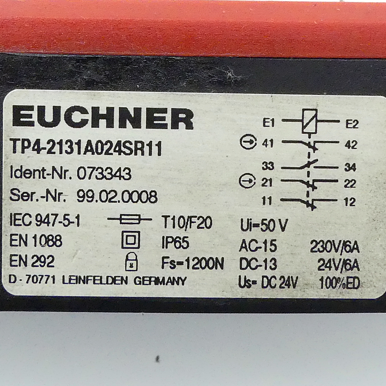 safety switch TP4-2131A024SR11 