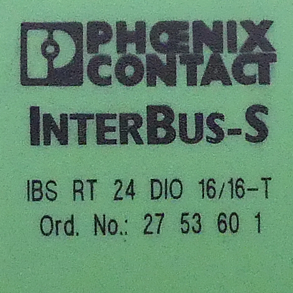 I/O‑Modul IBS RT 24 DIO 16/16-T 