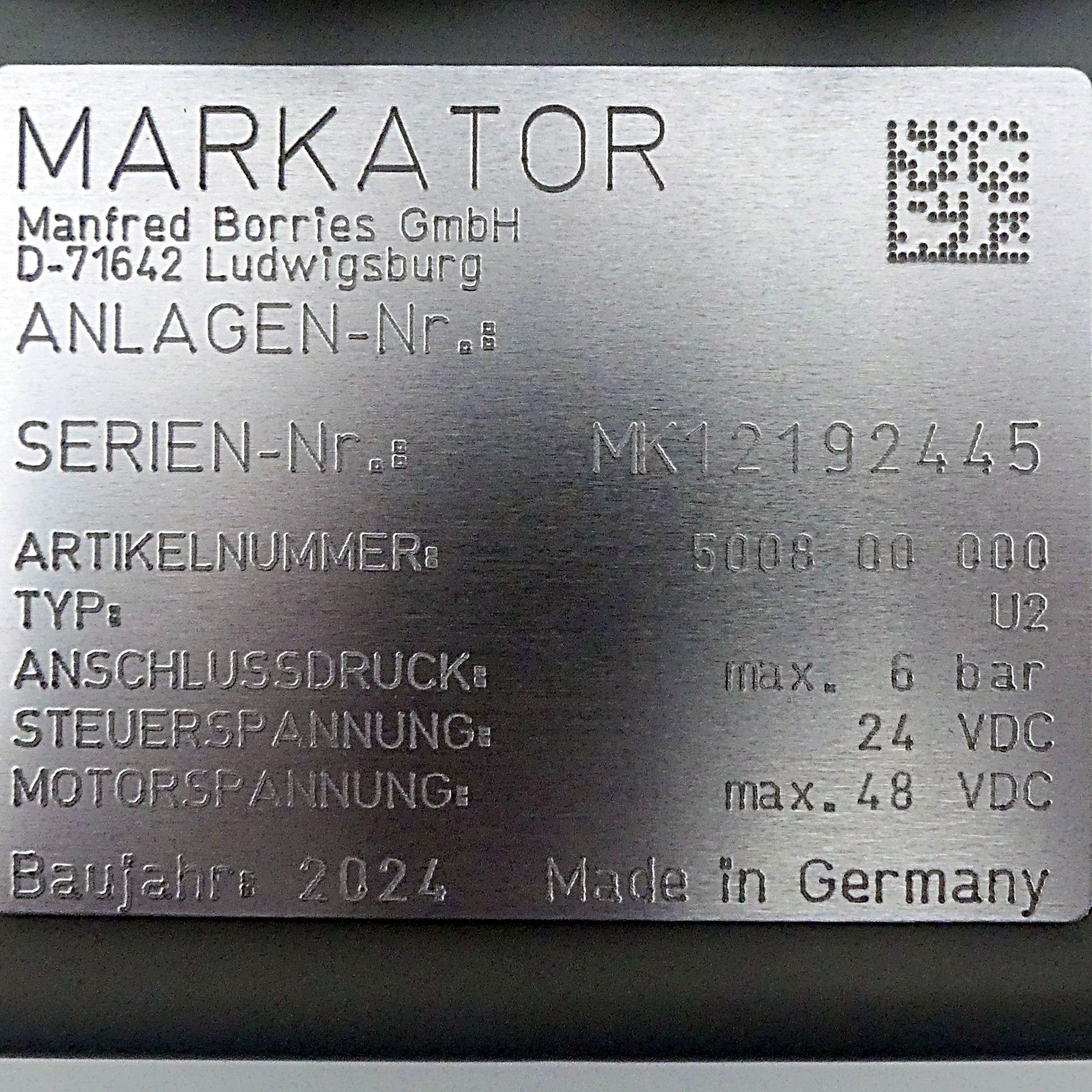 Needle marker U2 