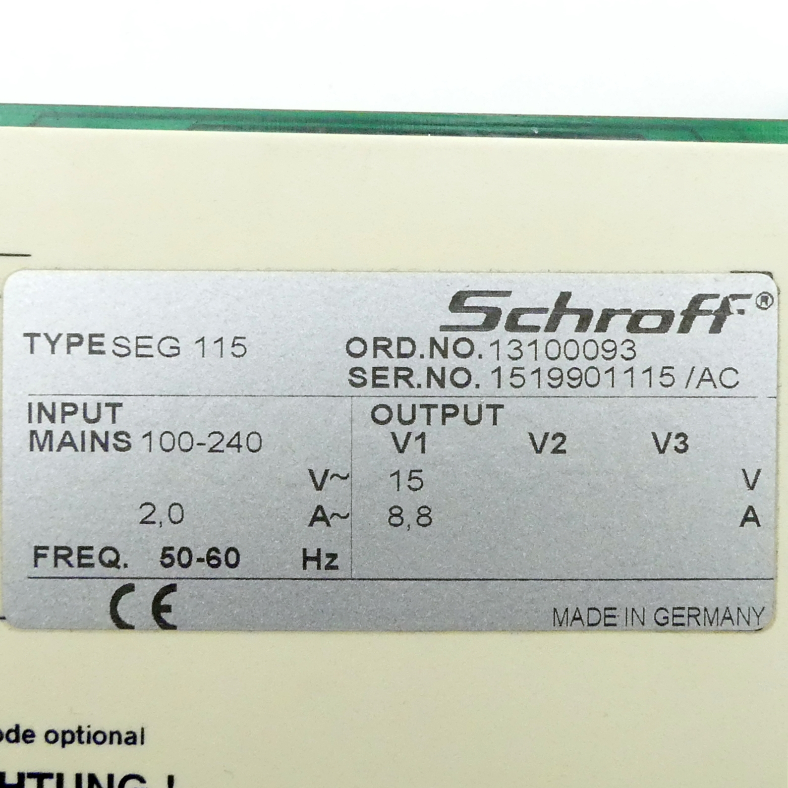 Netzgerät SEG 115