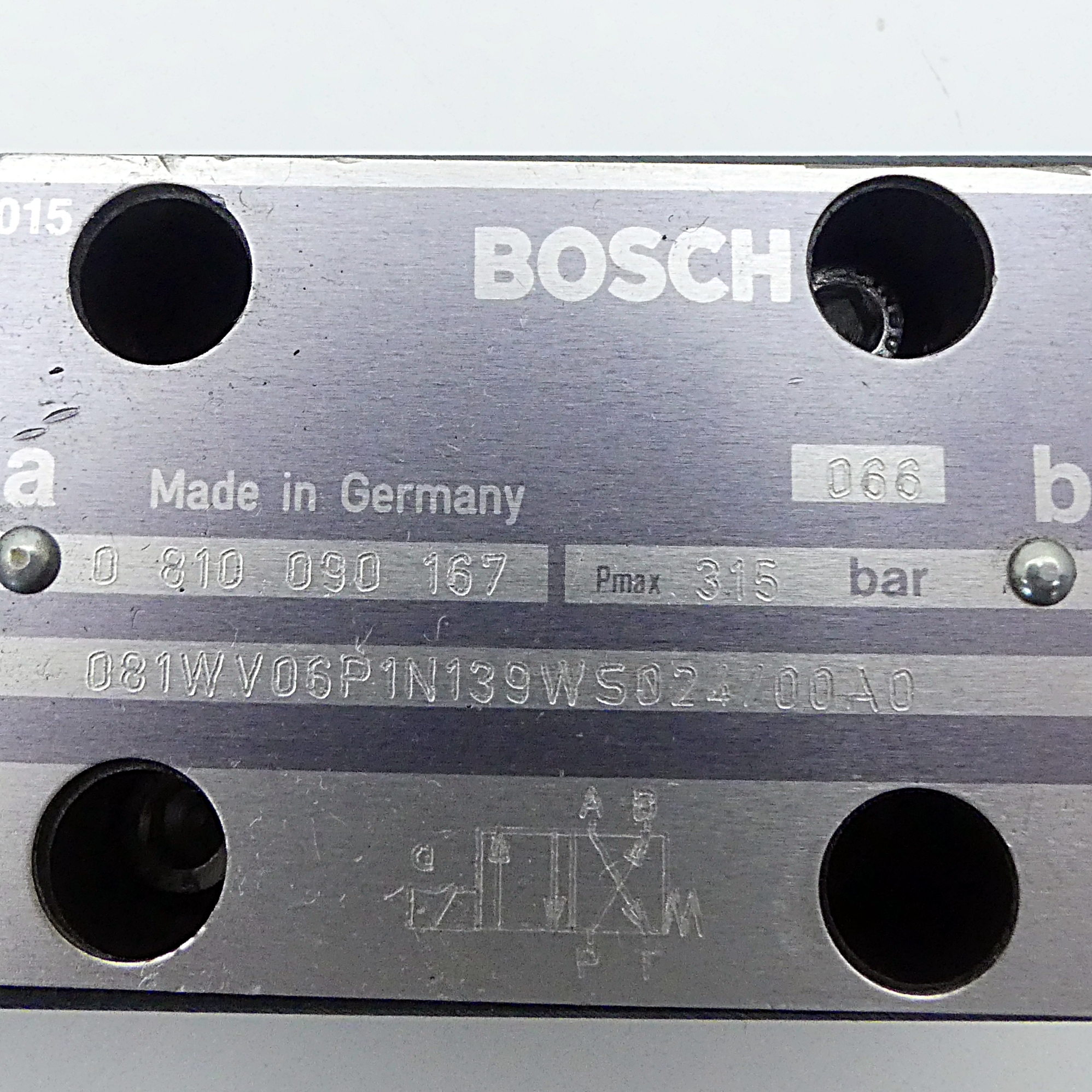 Distribution valve 081WV06P1N139WS024/00A0