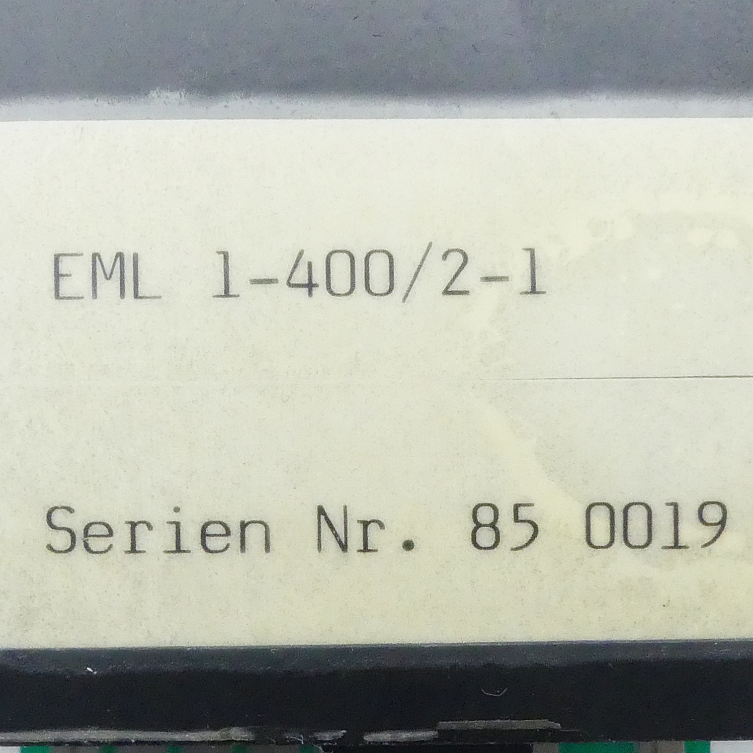 Messverstärker EML1 