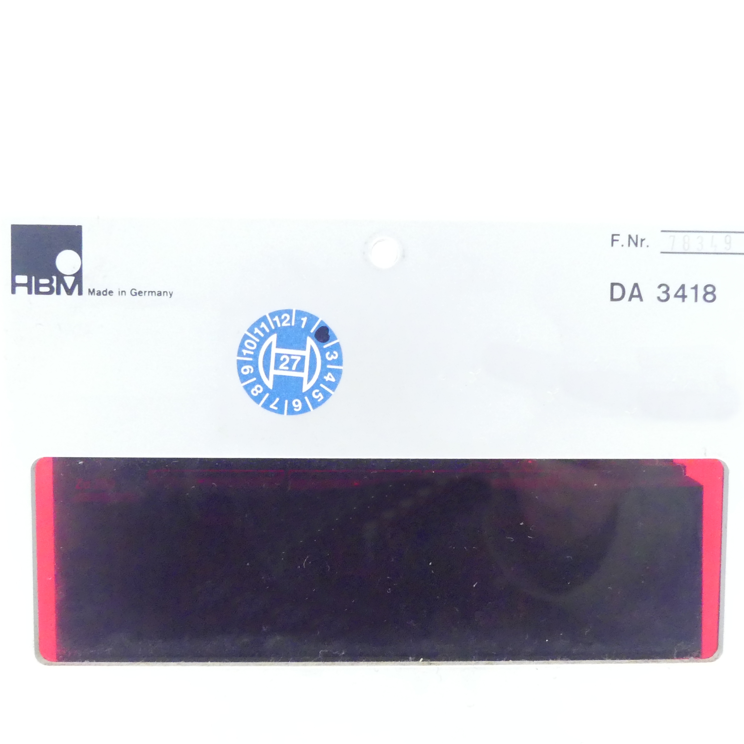 Measuring amplifier DA 3418 