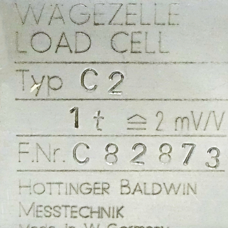 Wägezelle C2 