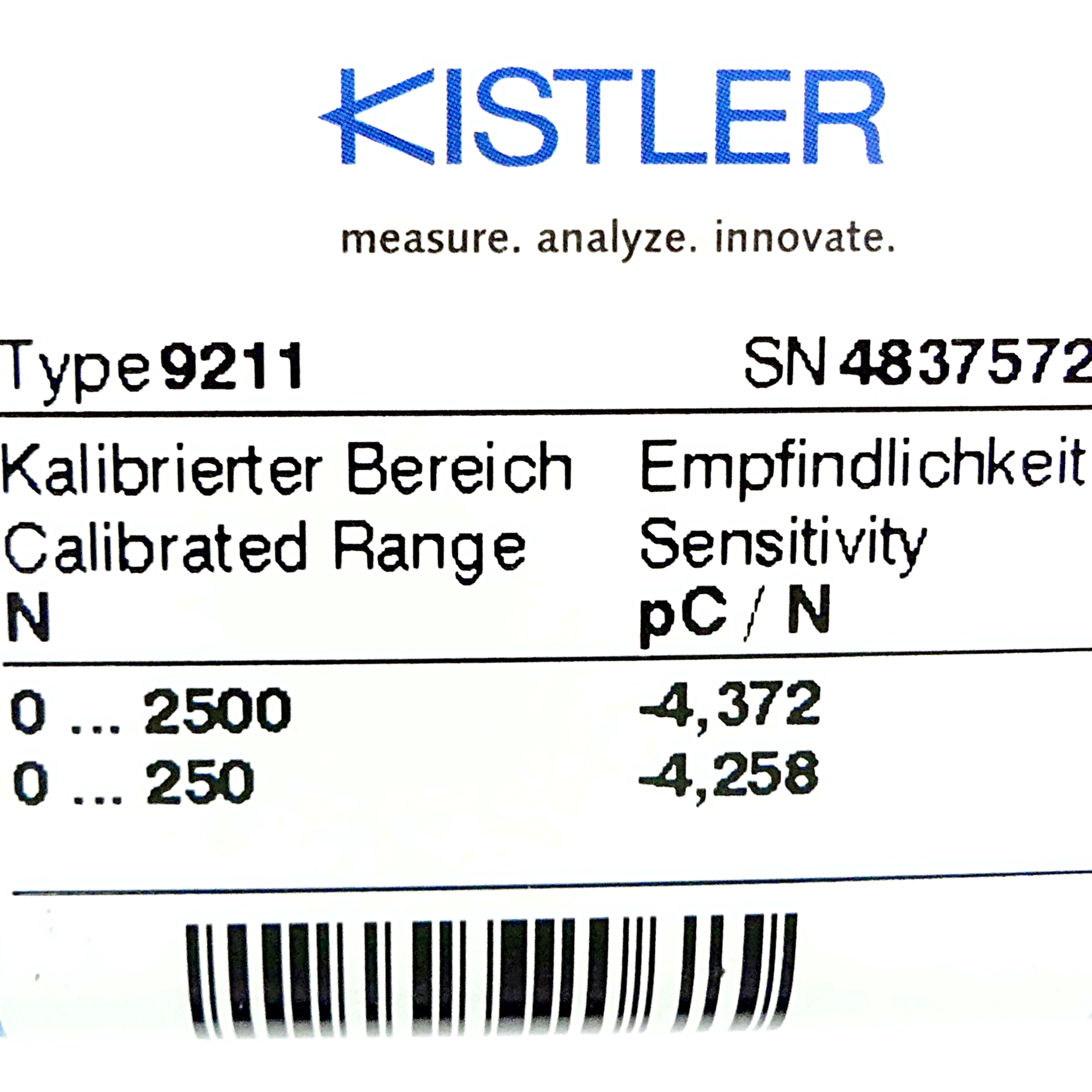 Miniature force sensor