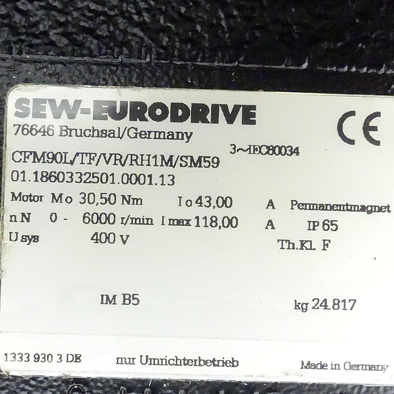 Getriebemotor CFM90L/TF/VR/RH1M/SM59
