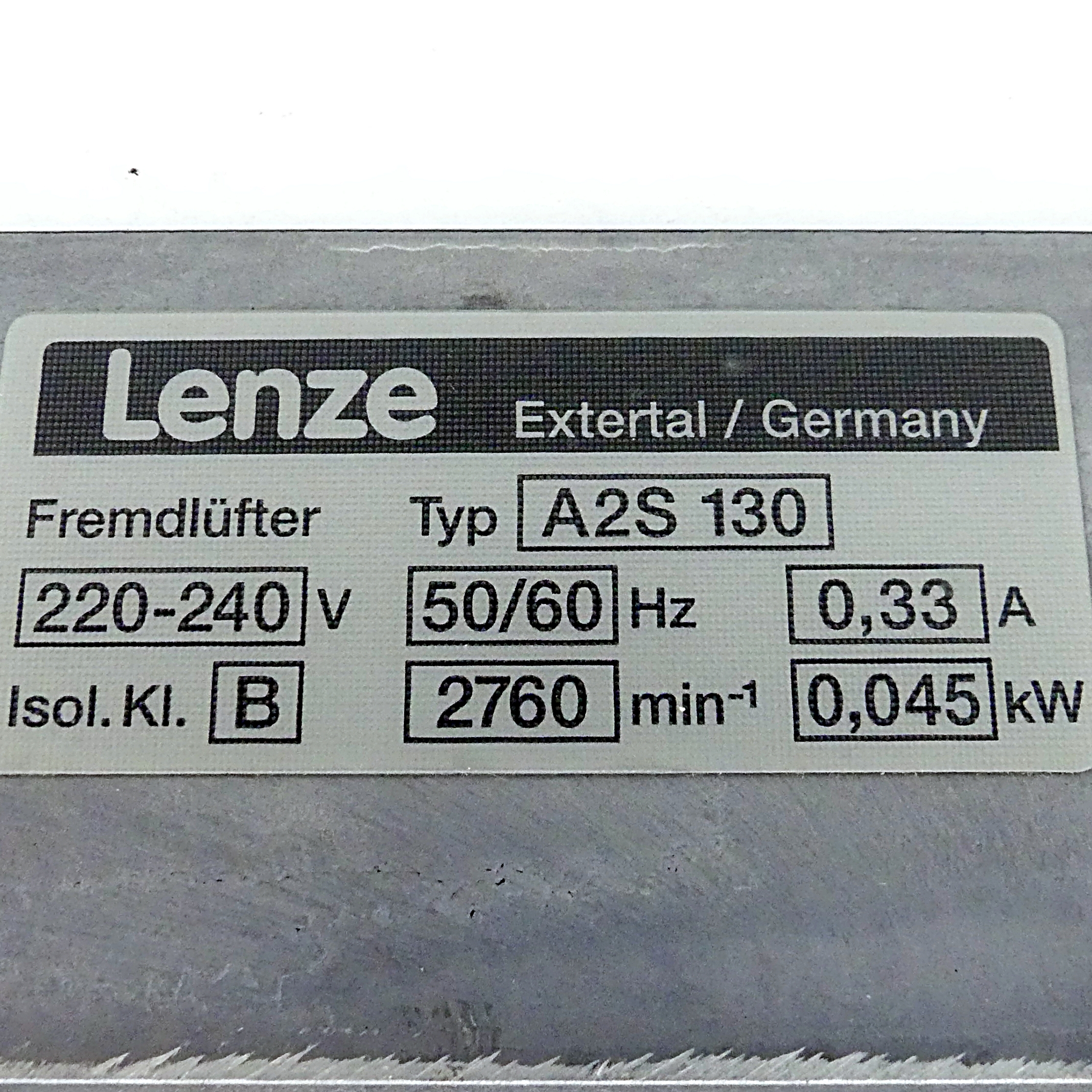 External fan 