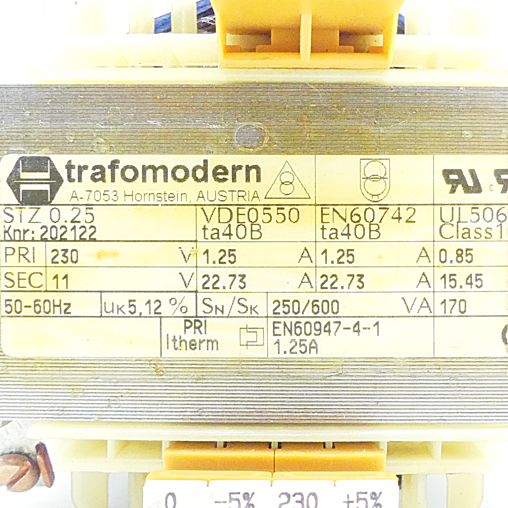 Transformer STZ 0.25 