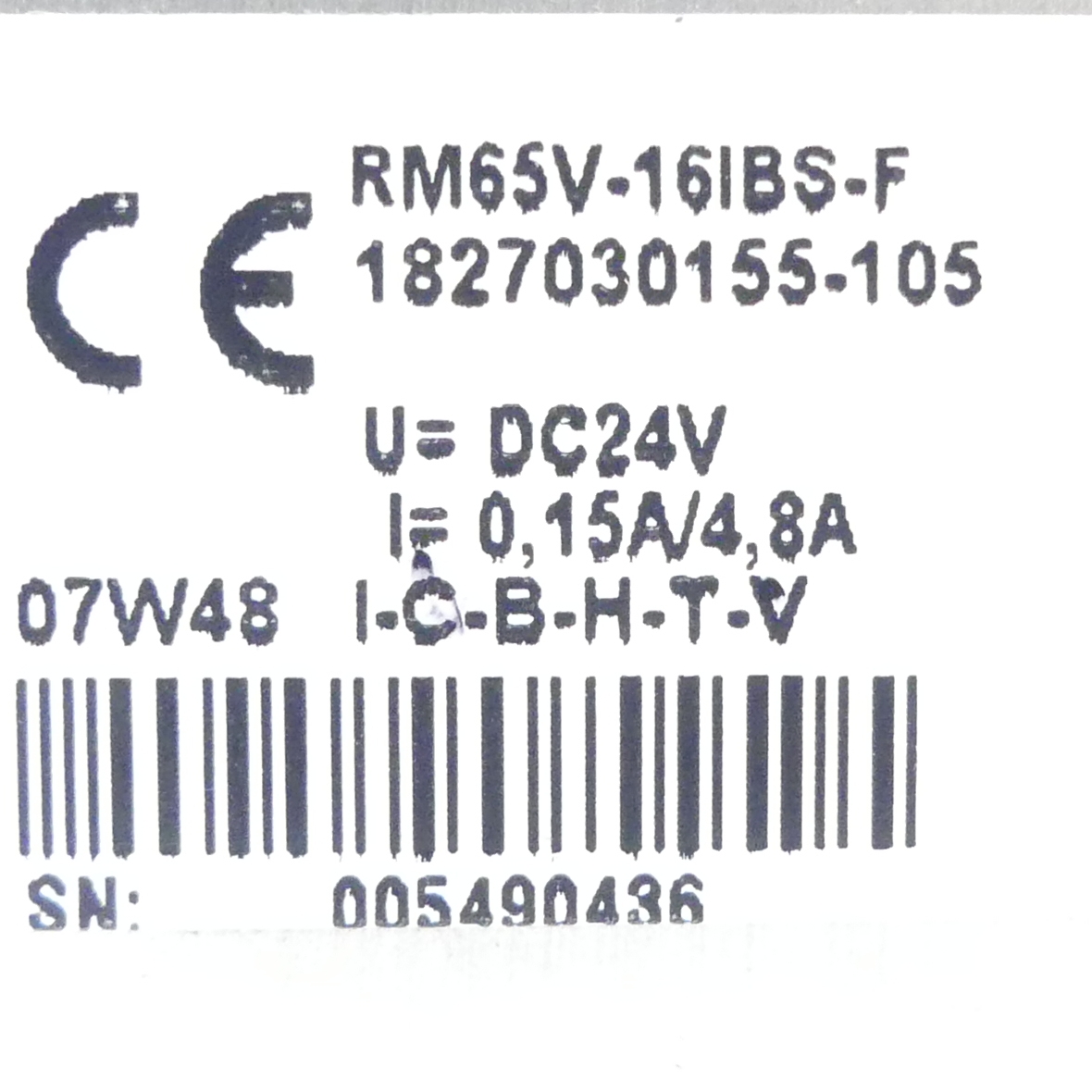 Versorgermodul RM65V-16IBS-F