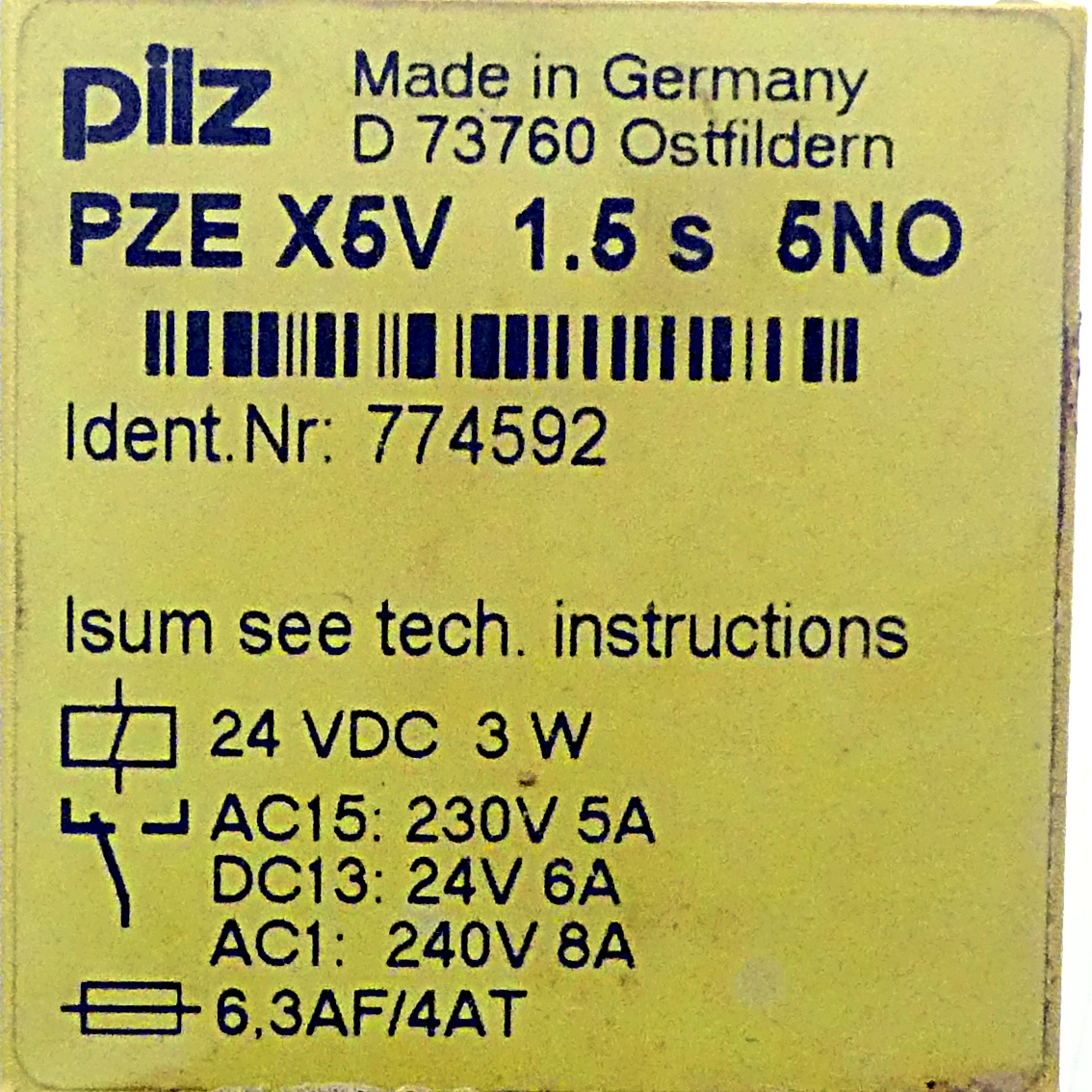 Contact expansion module PZE X5V 