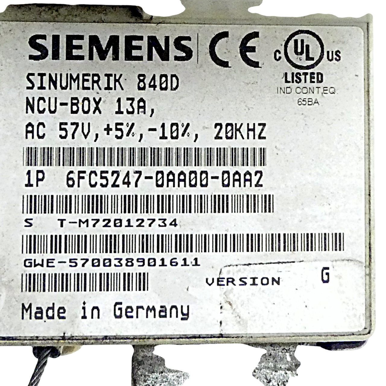 Sinumerik 840D/DE NCU BOX  
