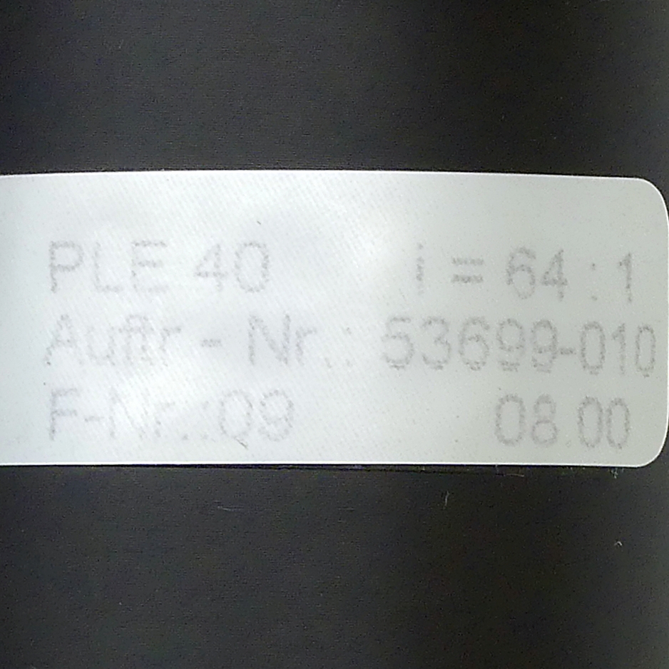 Planetengetriebe PLE40 i=64  