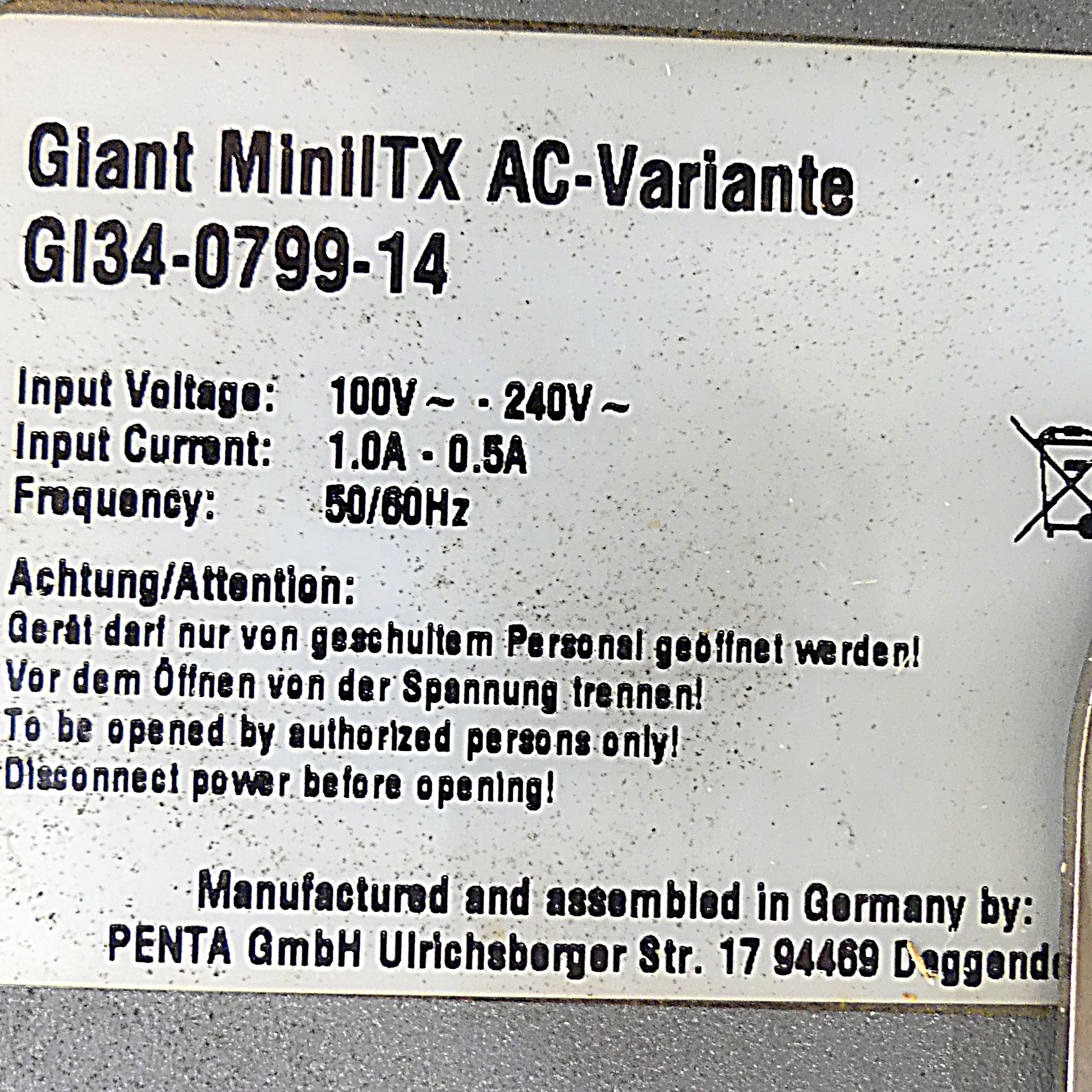 AC-Variante Giant MiniITX  