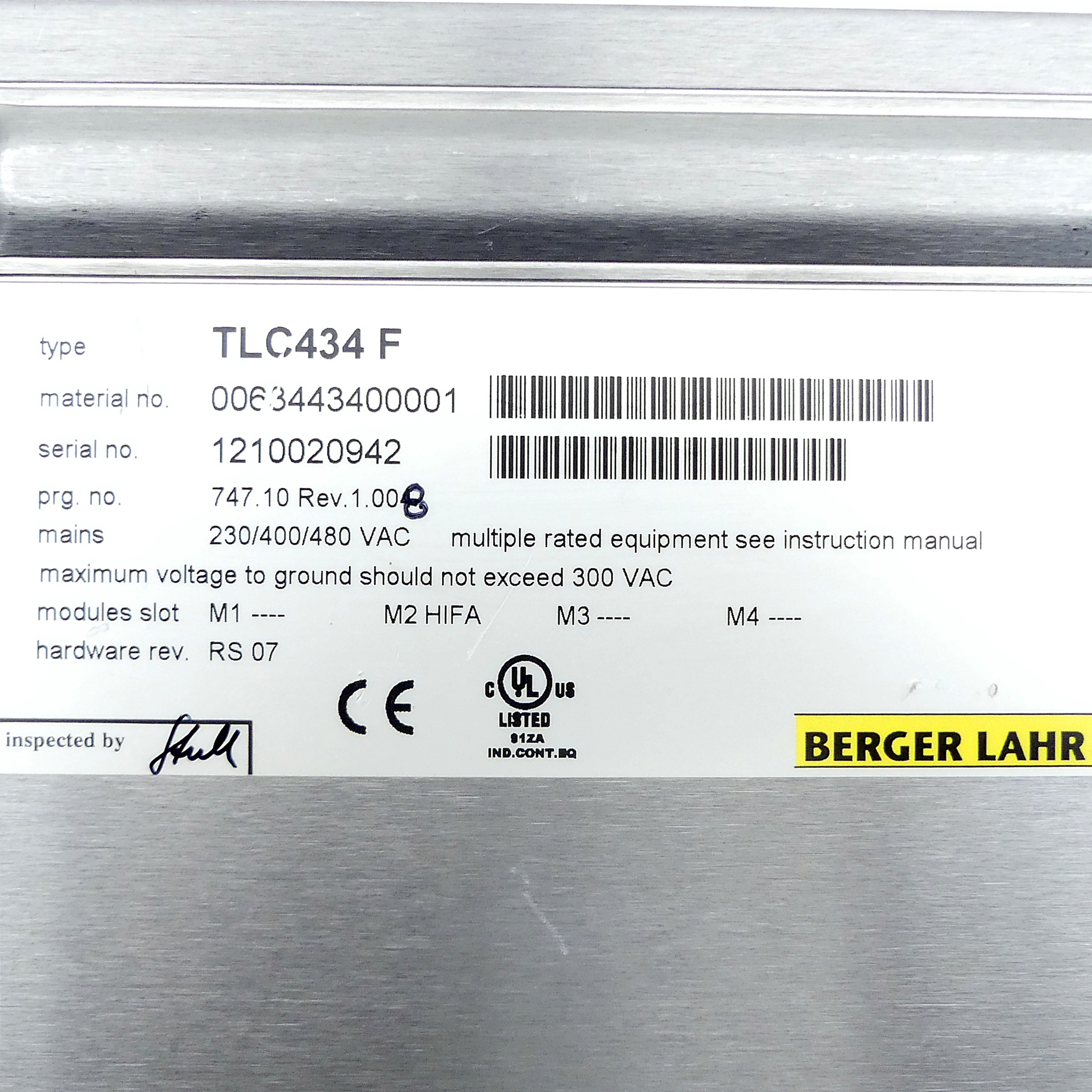 Positioning controller for 3-phase AC servo motors TLC434F -/HIFA/-/-  