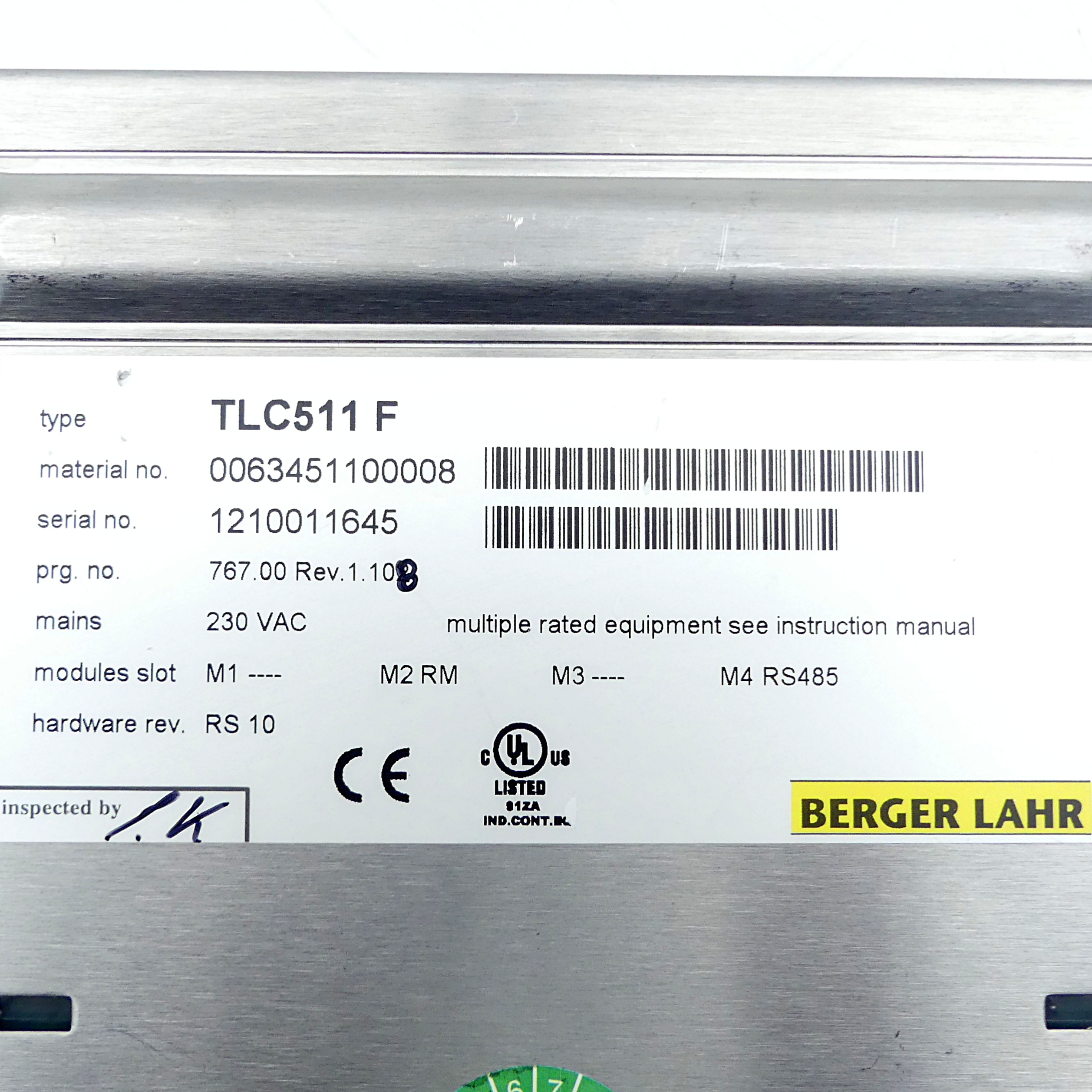 Positioning controller for 3-phase stepping motors with RS485 fieldbus interface and rotation monitoring TLC511F -/RM/-/RS485  