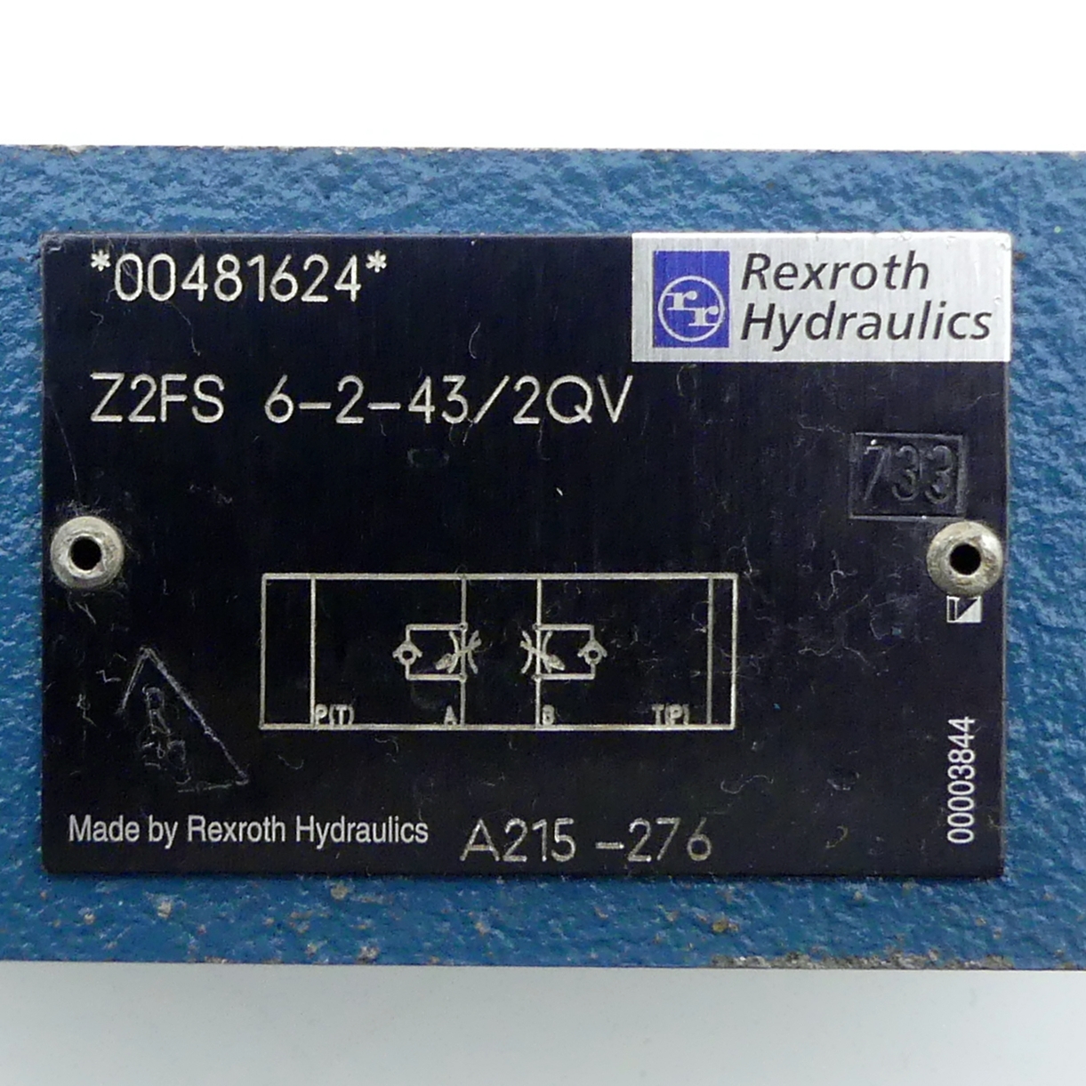 Drosselrückschlagventil Z2FS 6-2-43/2QV 