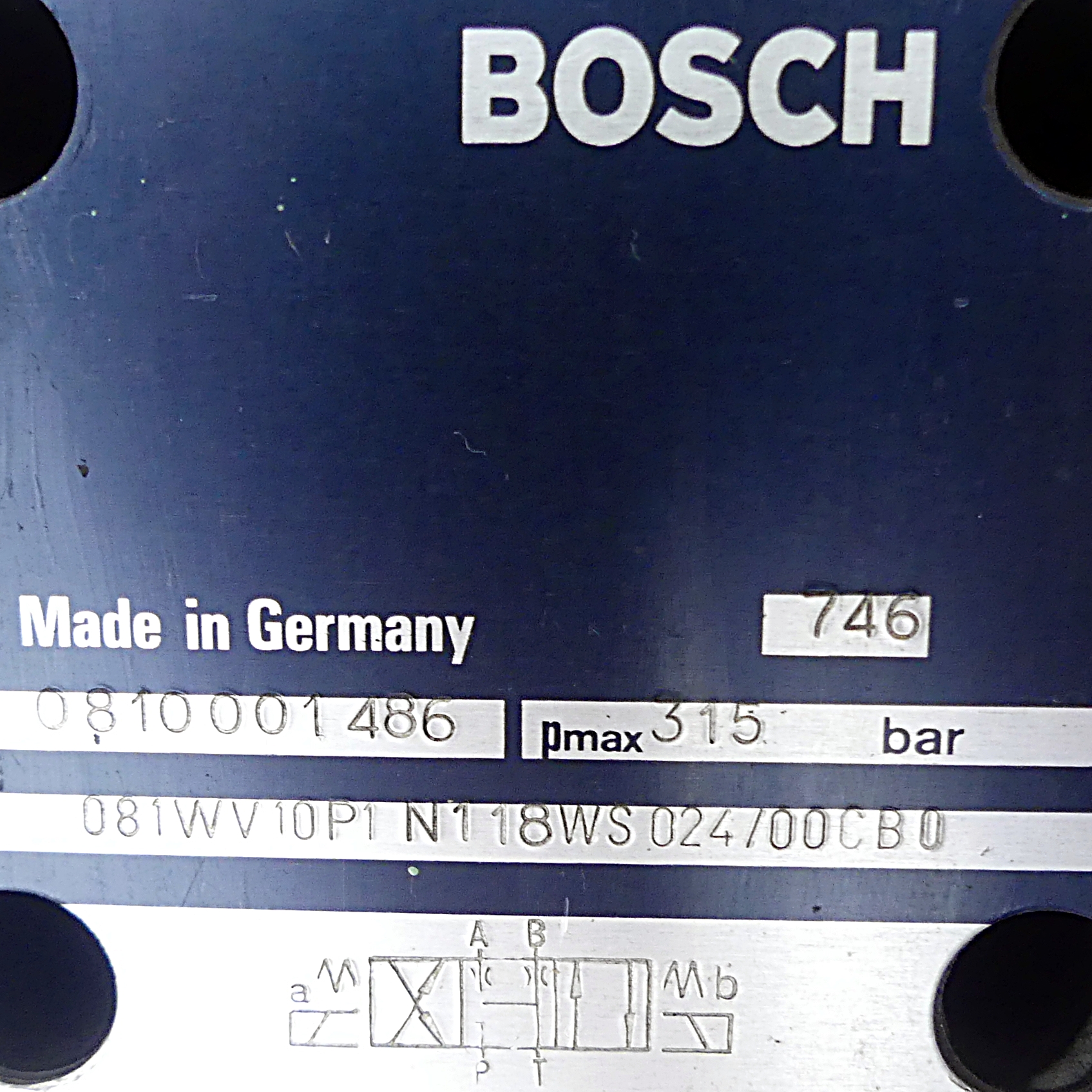 Hydraulikventil 081WV10P1 N118WS 024/00CB0 