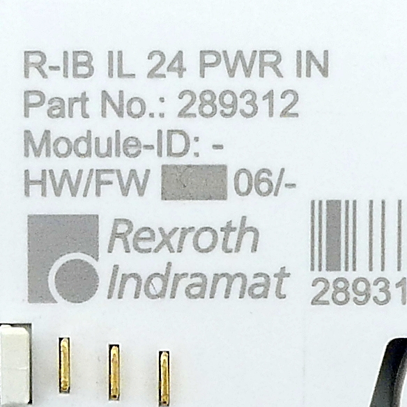 Einspeise-Modul R-IB IL 24 PWR IN 