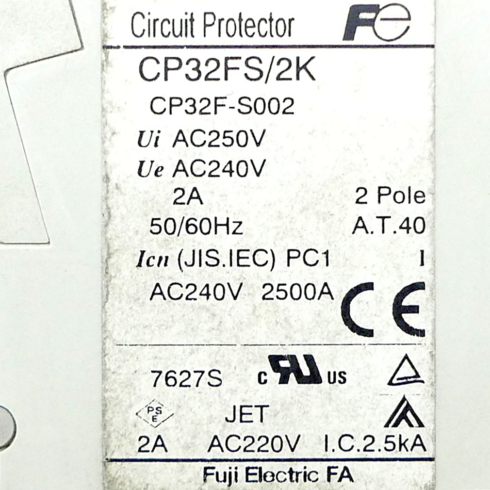 Circuit Protector CP32FS/2K 