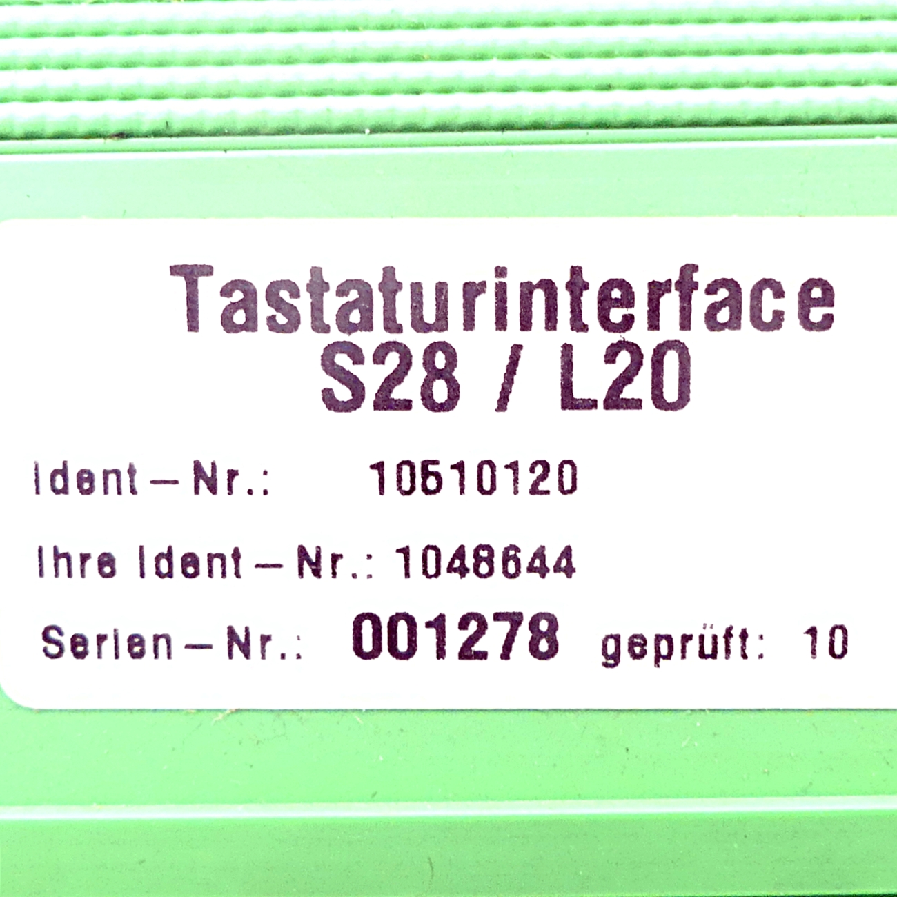 Keyboard interface S28/L20 