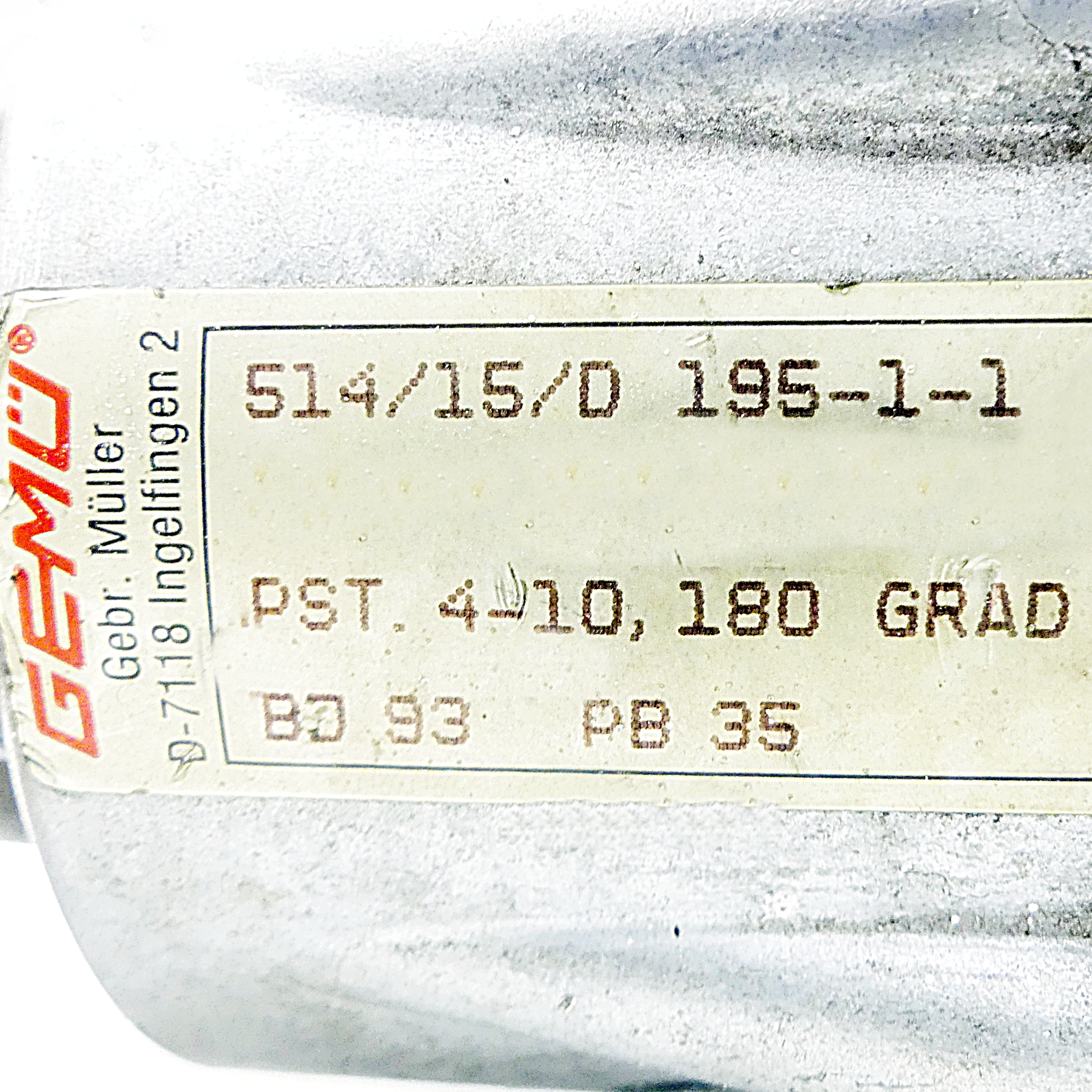 Schräg-Sitzventil  Gebraucht