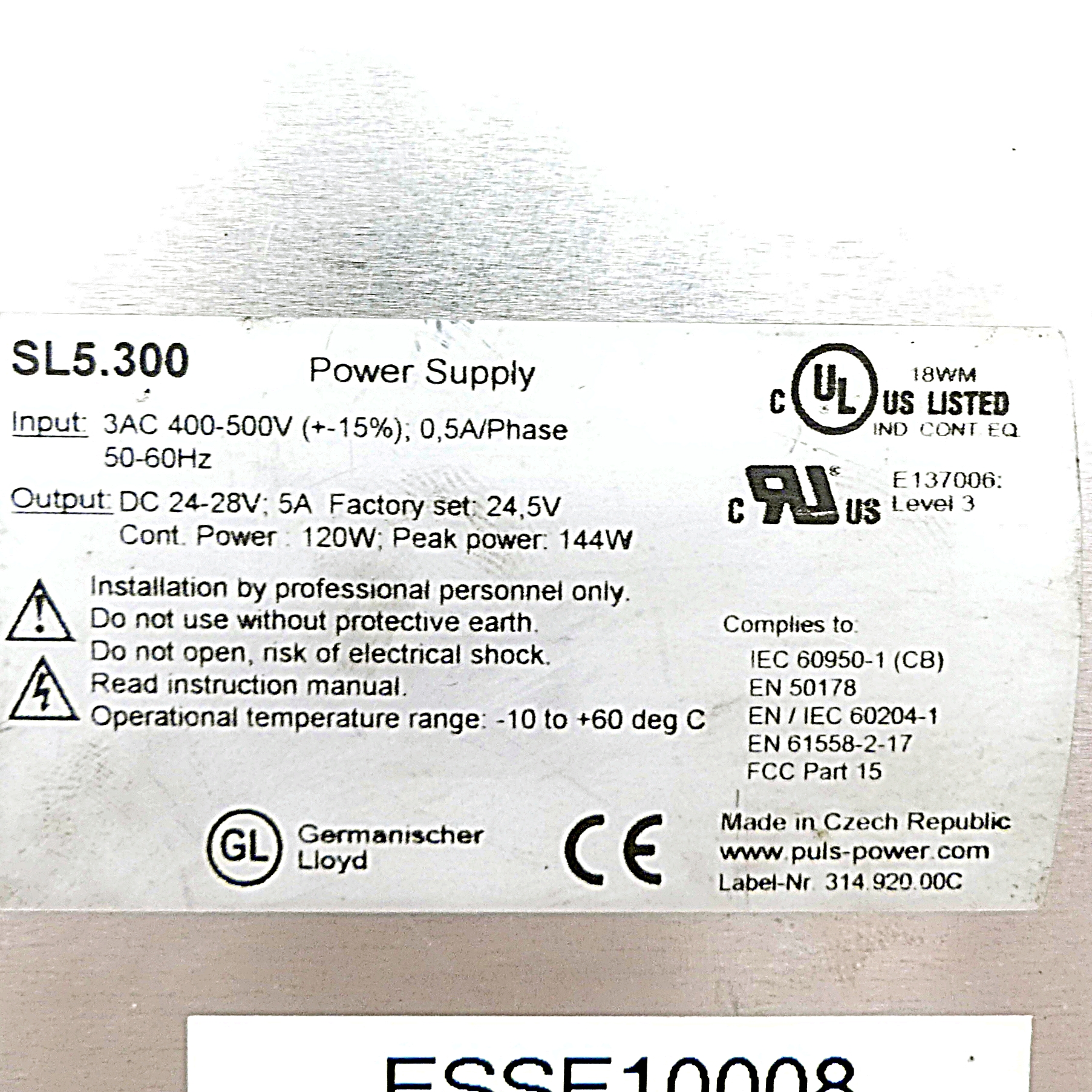 DIN rail power supplies for 3-phase systems  