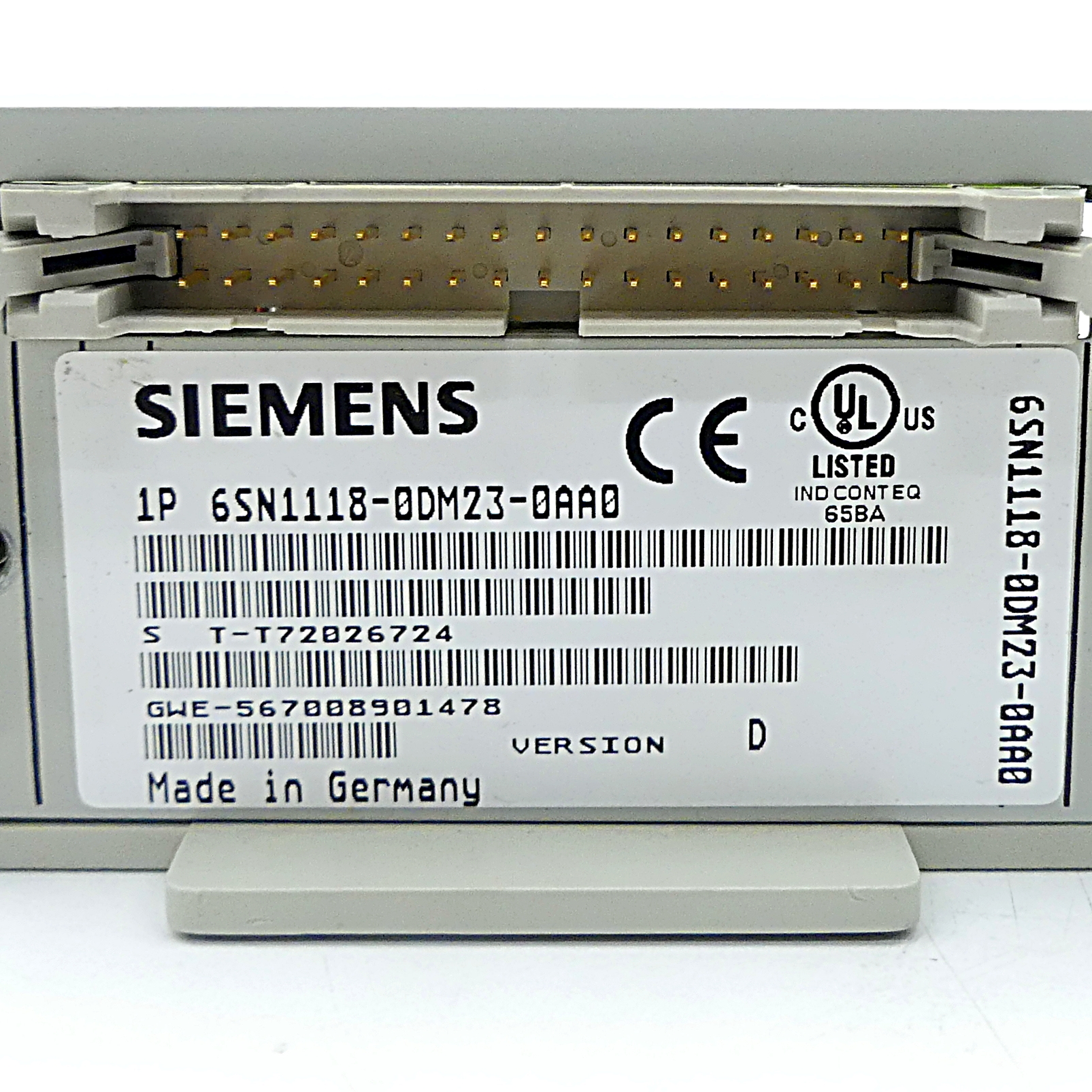 SIMODRIVE611-D control module 2-axis  Refurbished