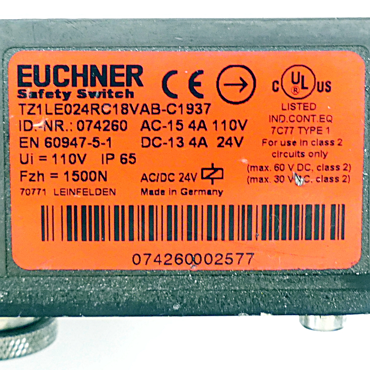 Sicherheitsschalter TZ1LE024RC18VAB-C1937 