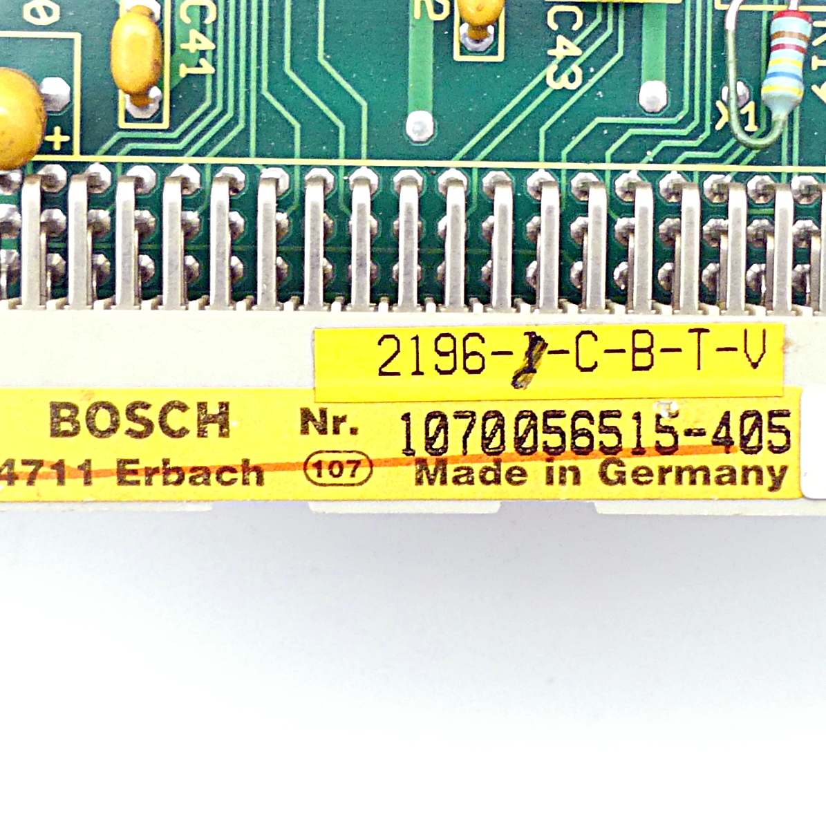 Control unit for plug-in module 