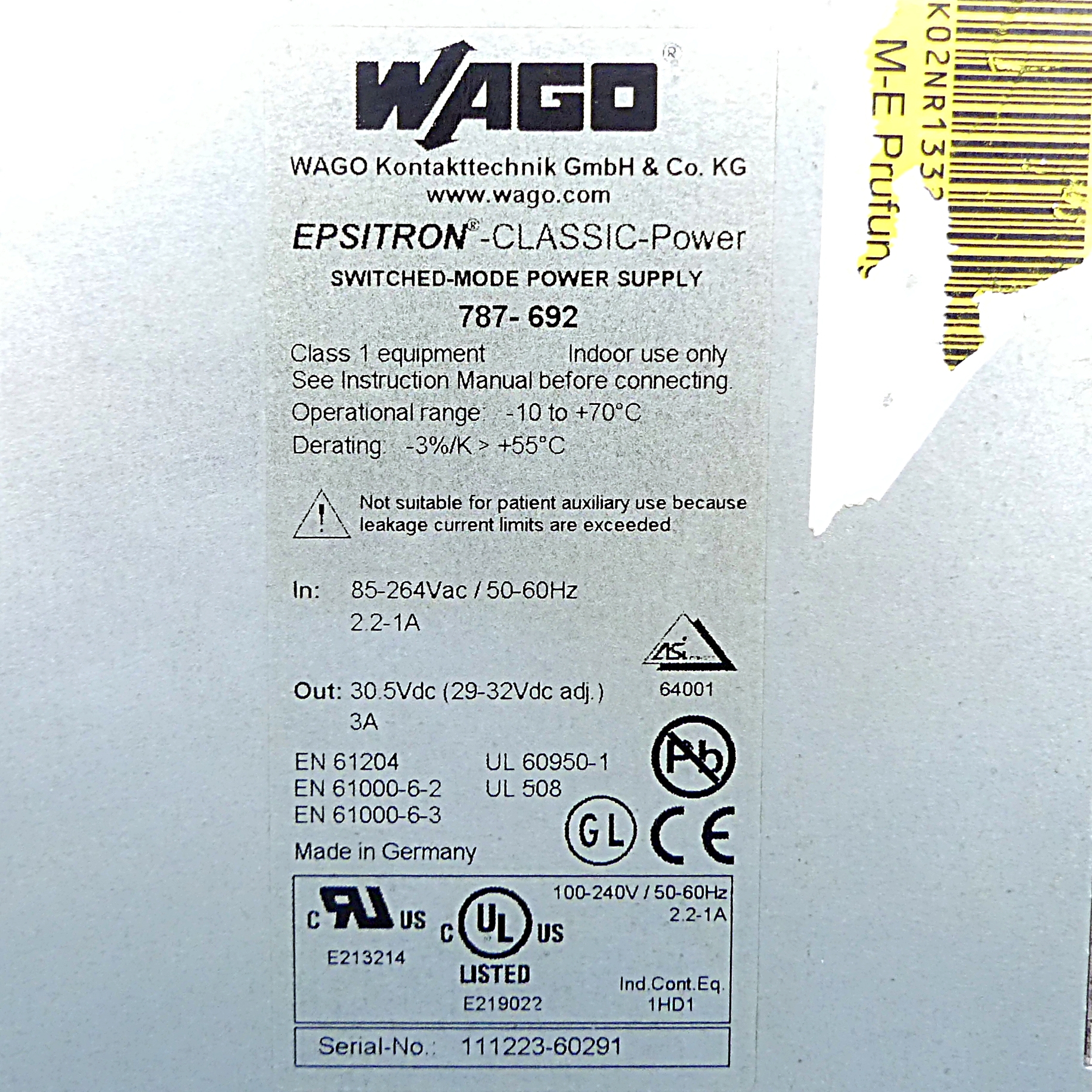 Hutschienen-Netzteil  