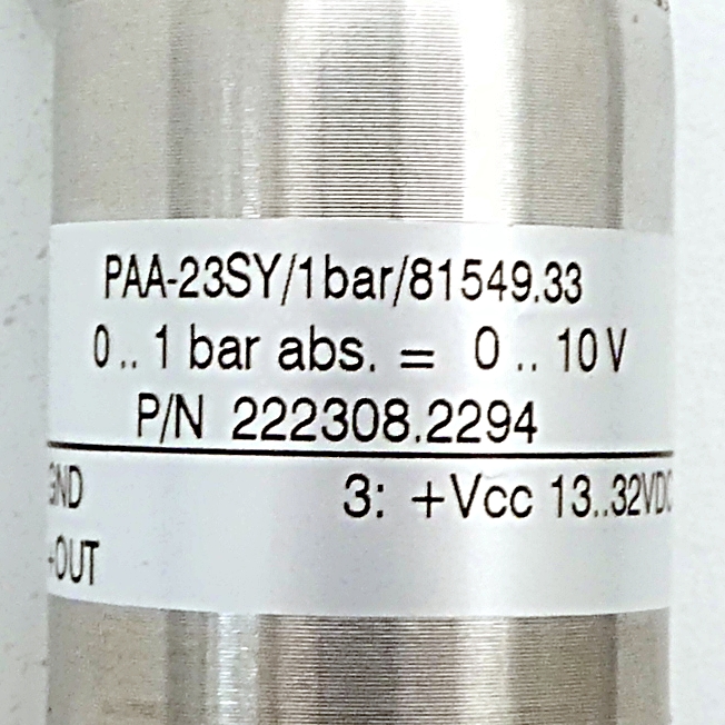 pressure sensor PAA-23SY 