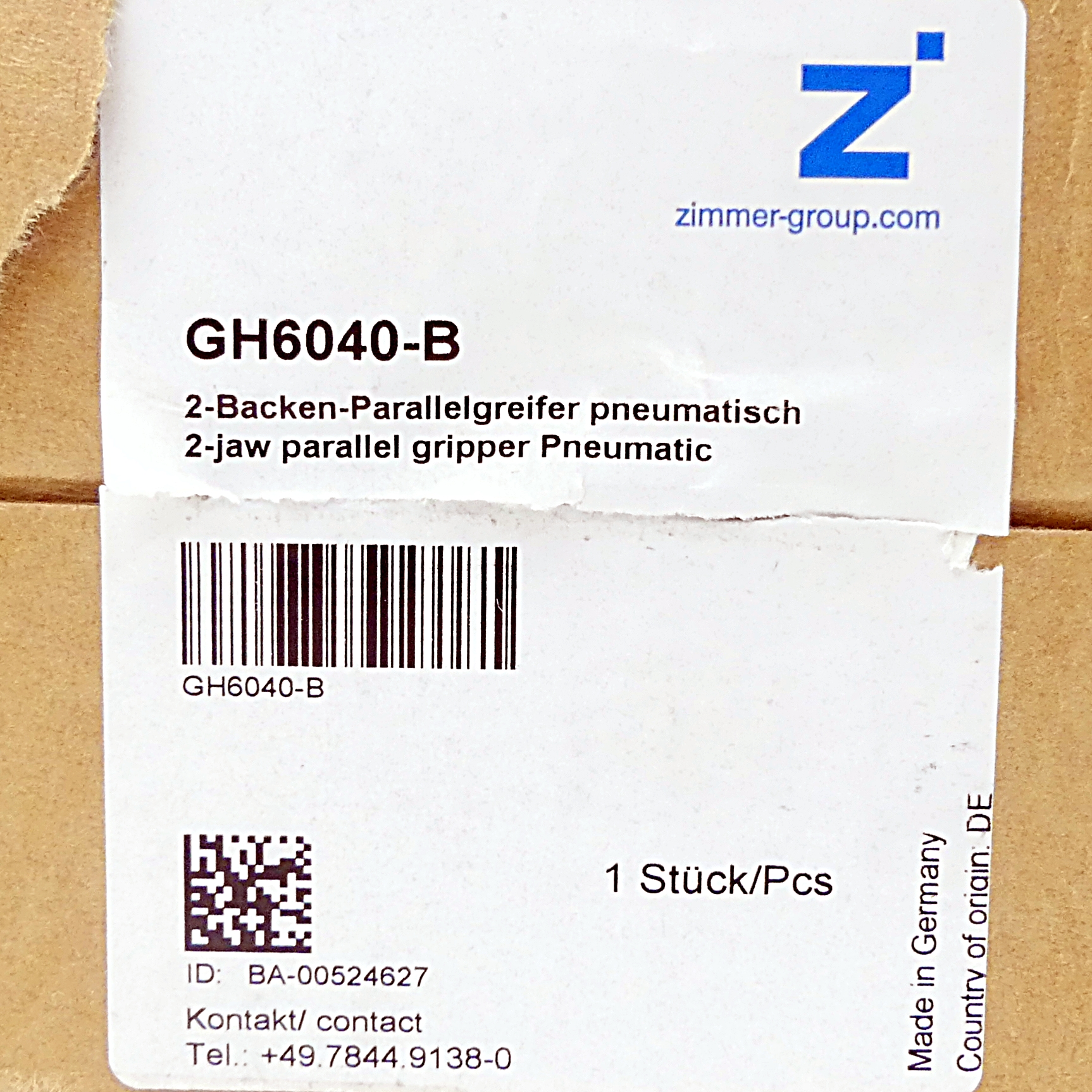 2-jaw parallel gripper BA-00524627 