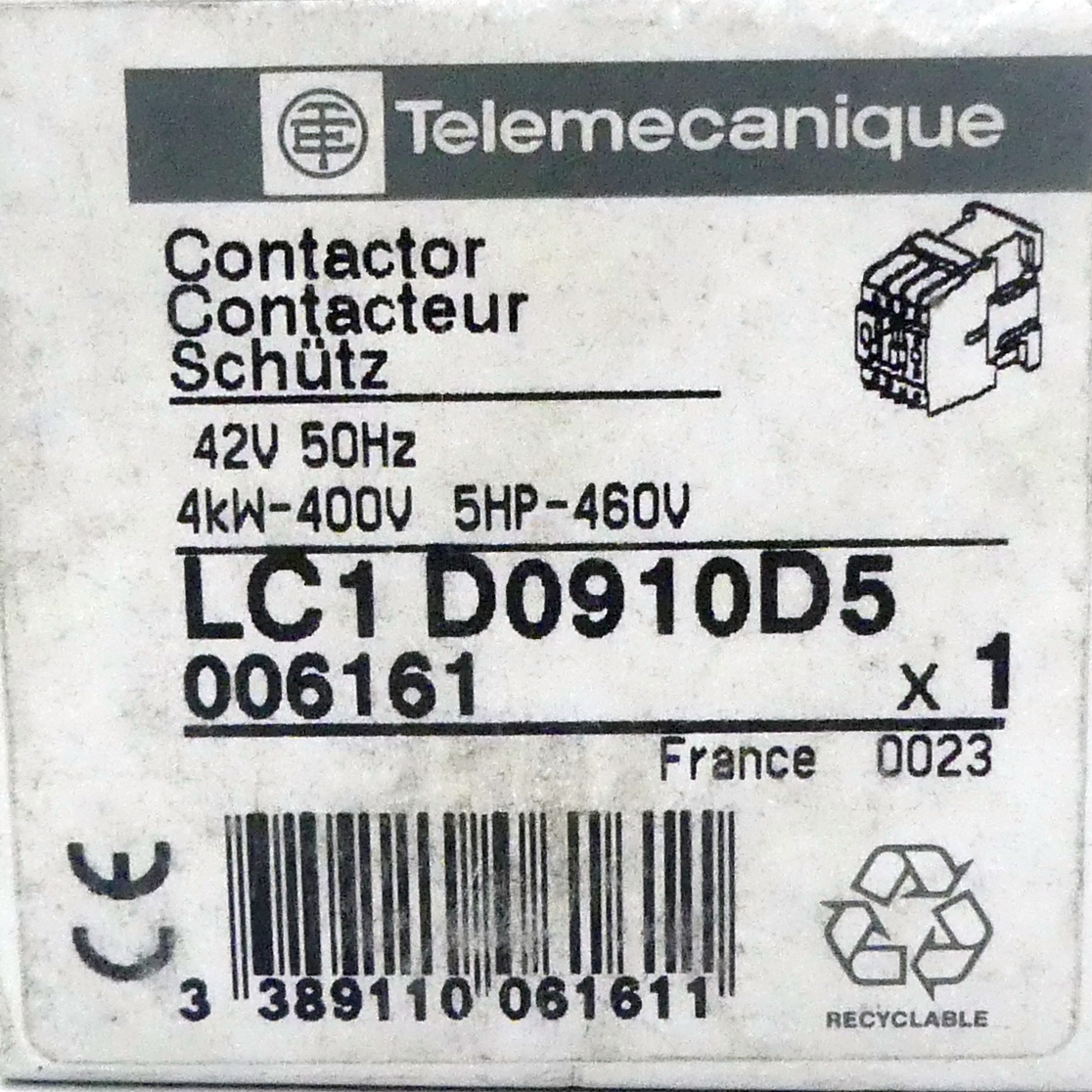 power contactor LC1 D0910D5 