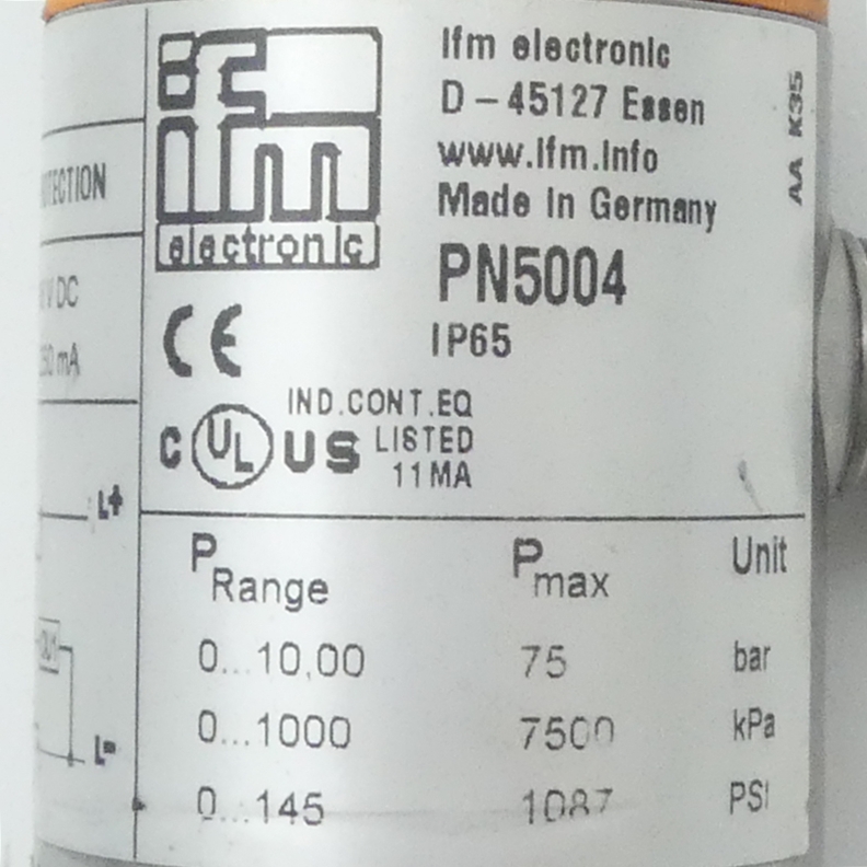 Pressure sensor PN5004 