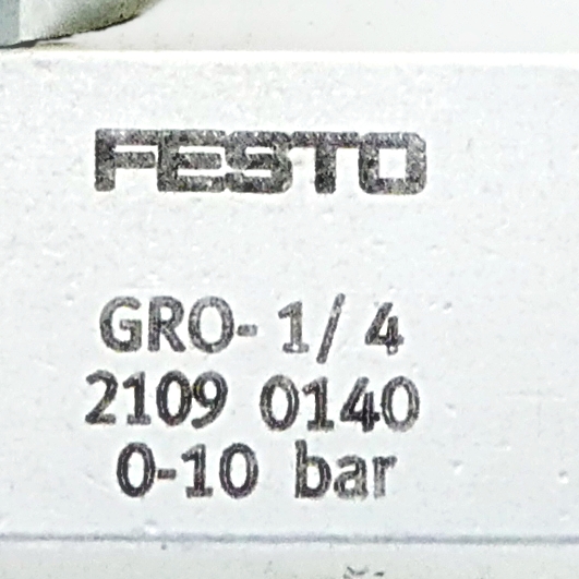 Throttle valve GRO-1/4 